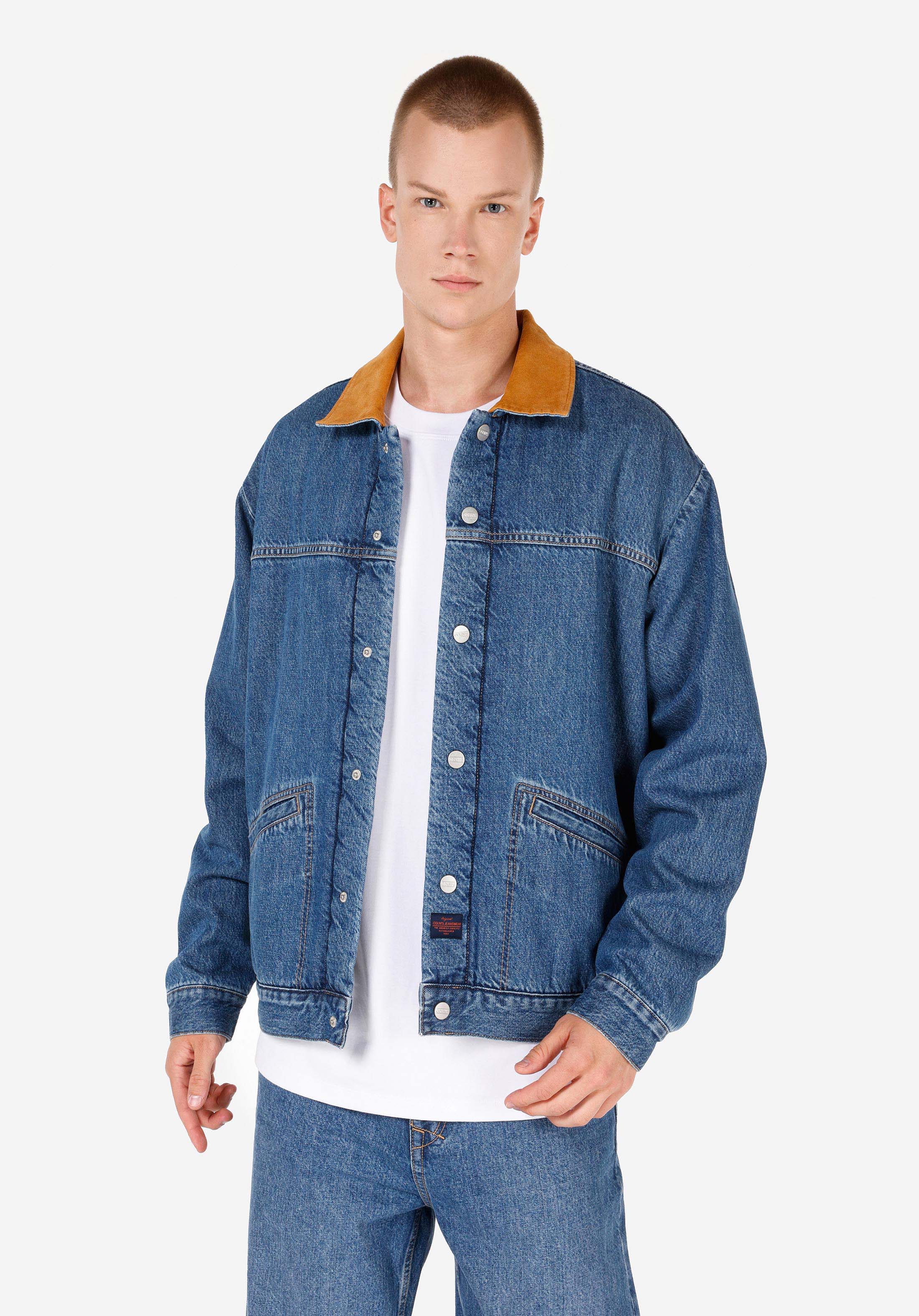 Regular Fit    Erkek Mavi Ceket