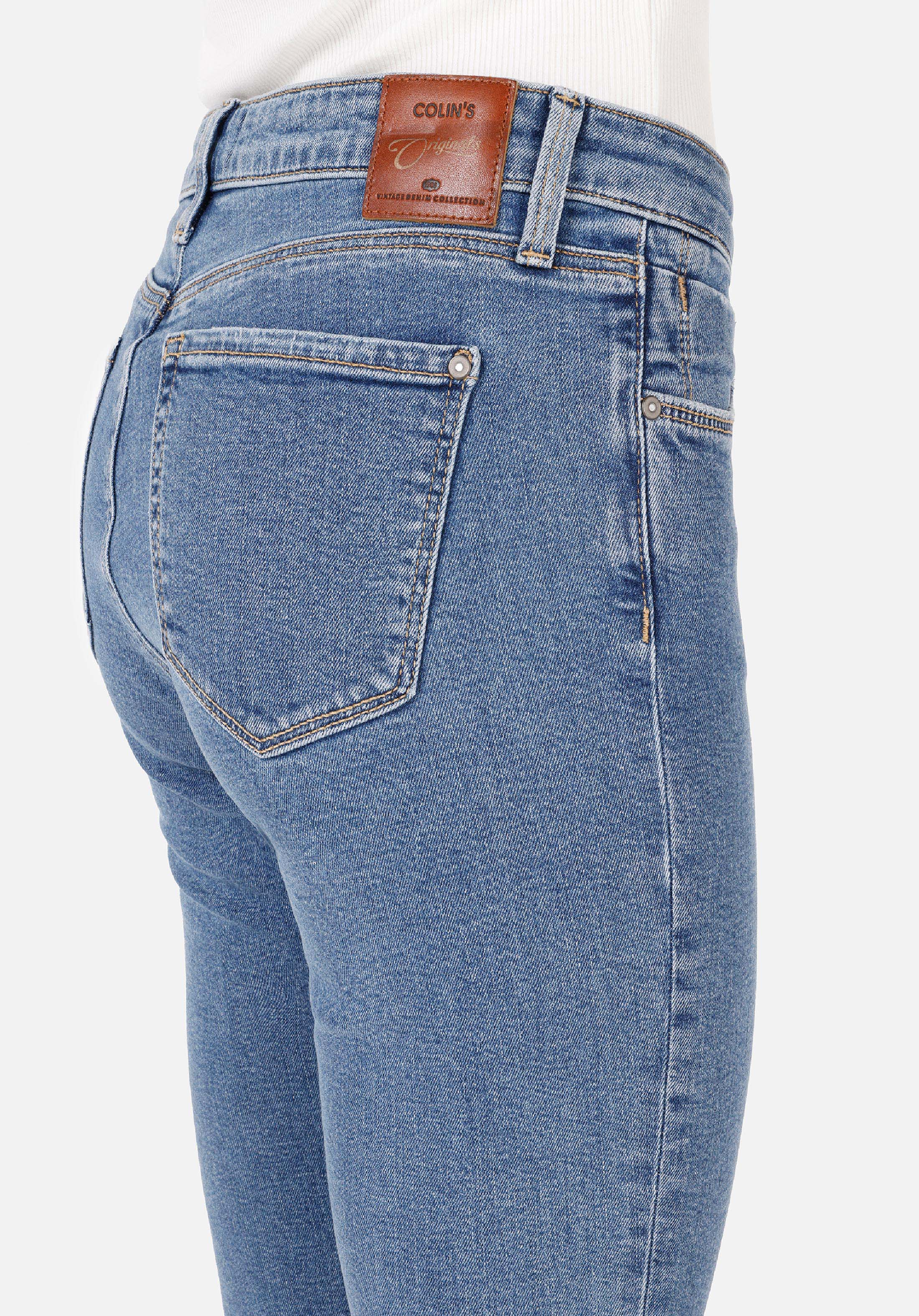 Skinny Fit   Kadın İndigo Jean Pantolon