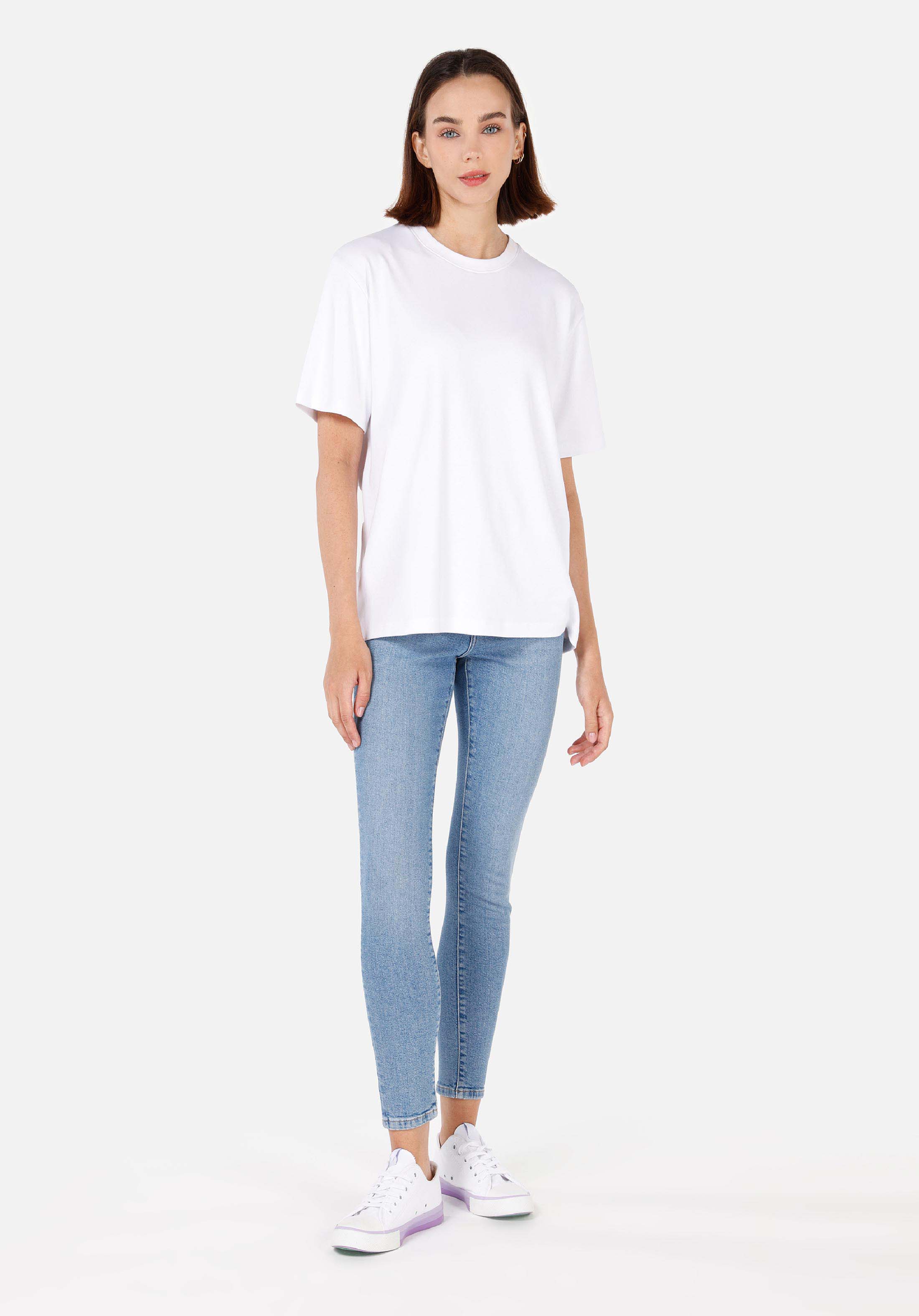 Skinny Fit   Kadın İndigo Jean Pantolon