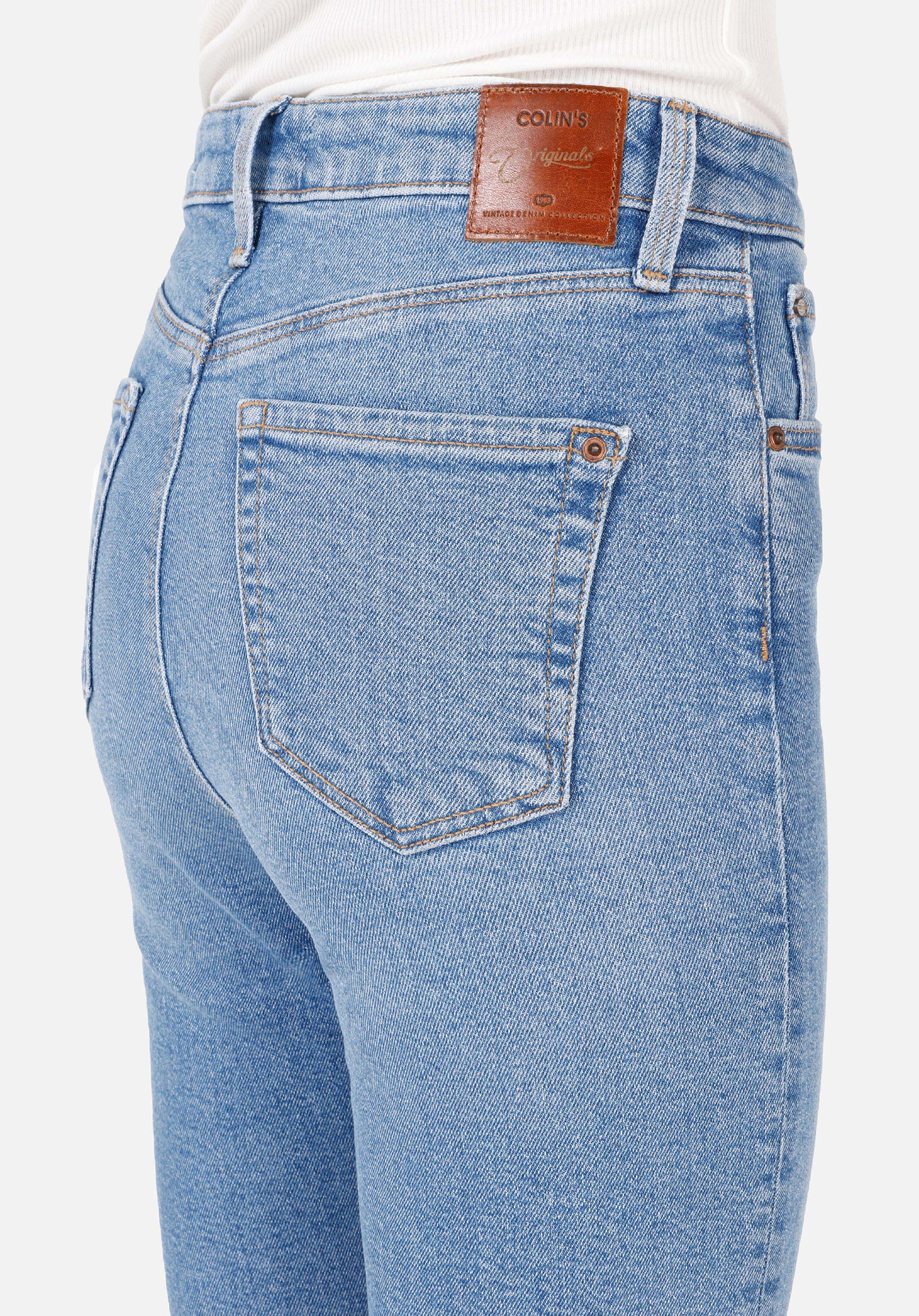 Skinny Fit   Kadın İndigo Jean Pantolon