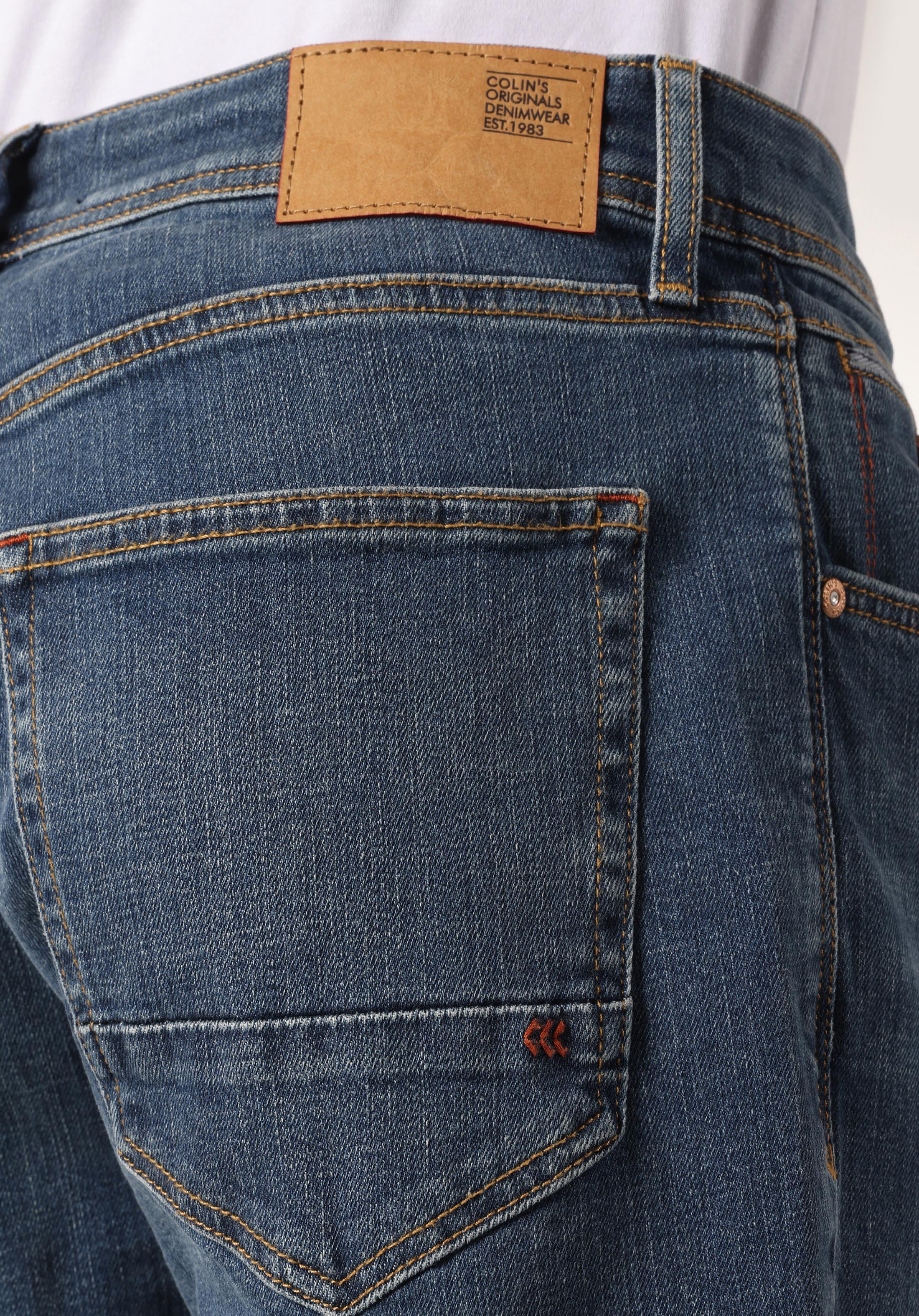 Straight Fit Düşük Bel Düz Paça Erkek İndigo Jean Pantolon