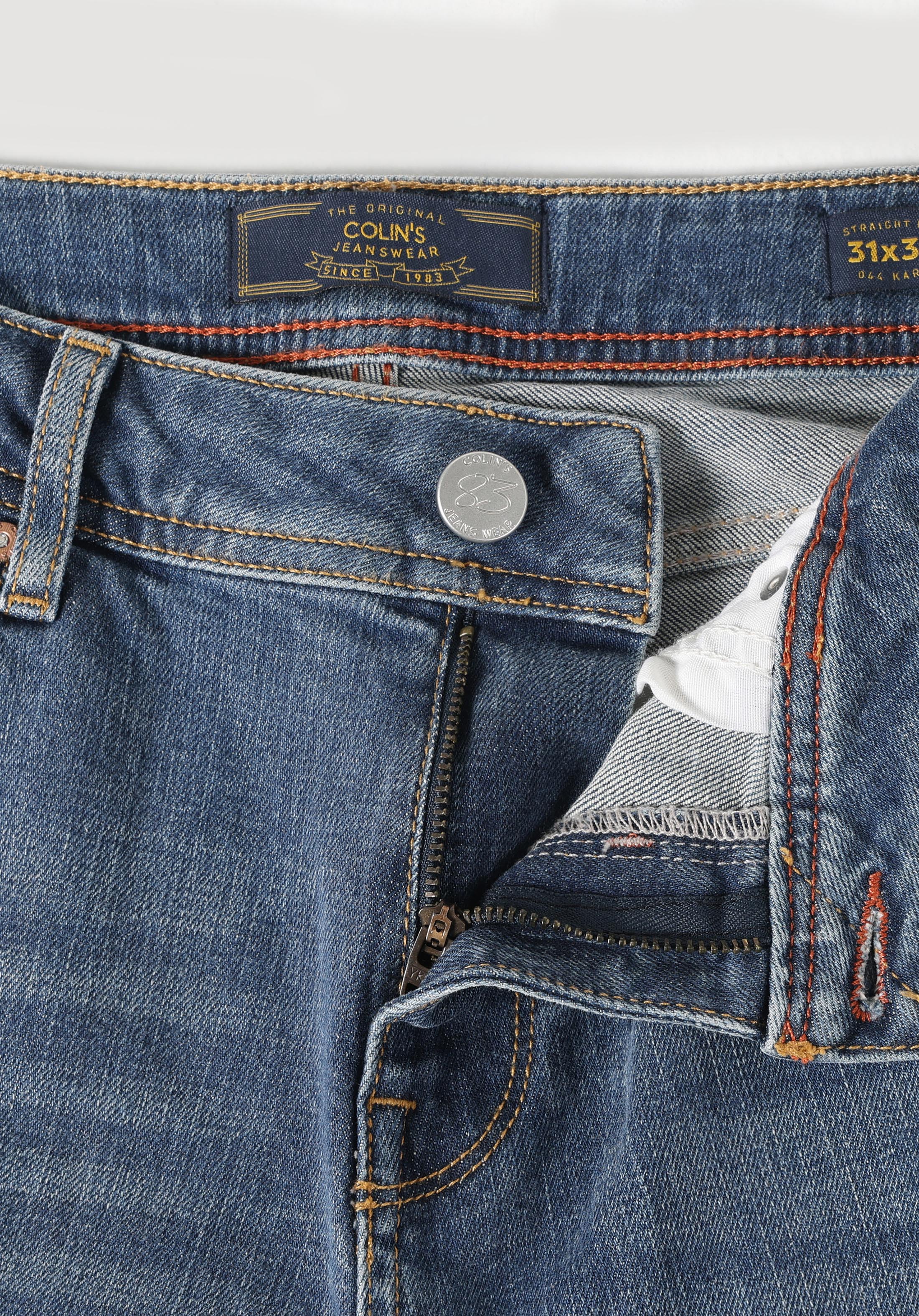 Straight Fit Düşük Bel Düz Paça Erkek İndigo Jean Pantolon