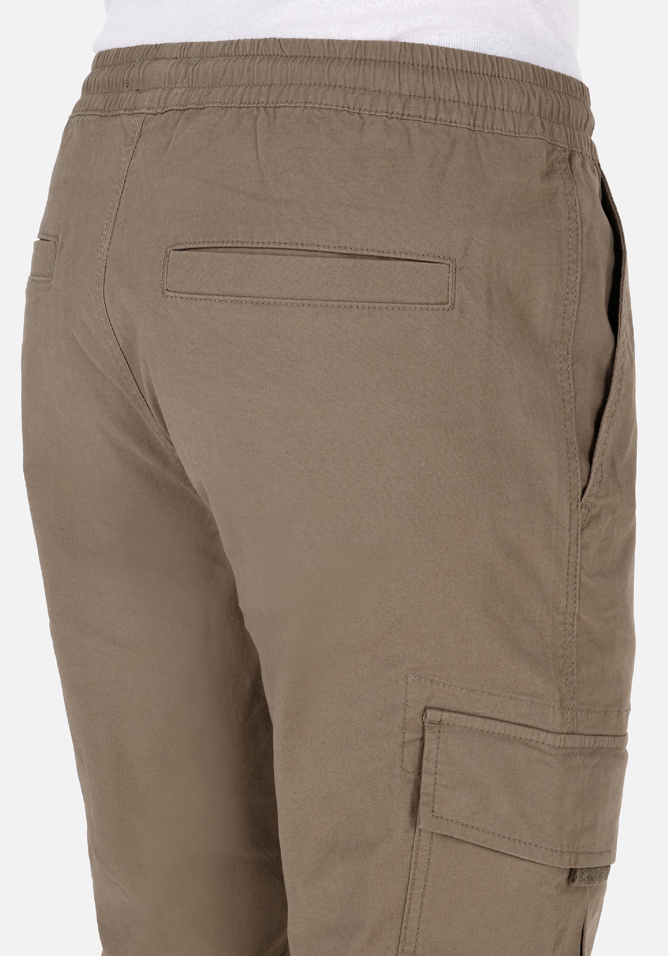 Slim Jogger Orta Bel Lastikli Paça Erkek Yeşil  Pantolon
