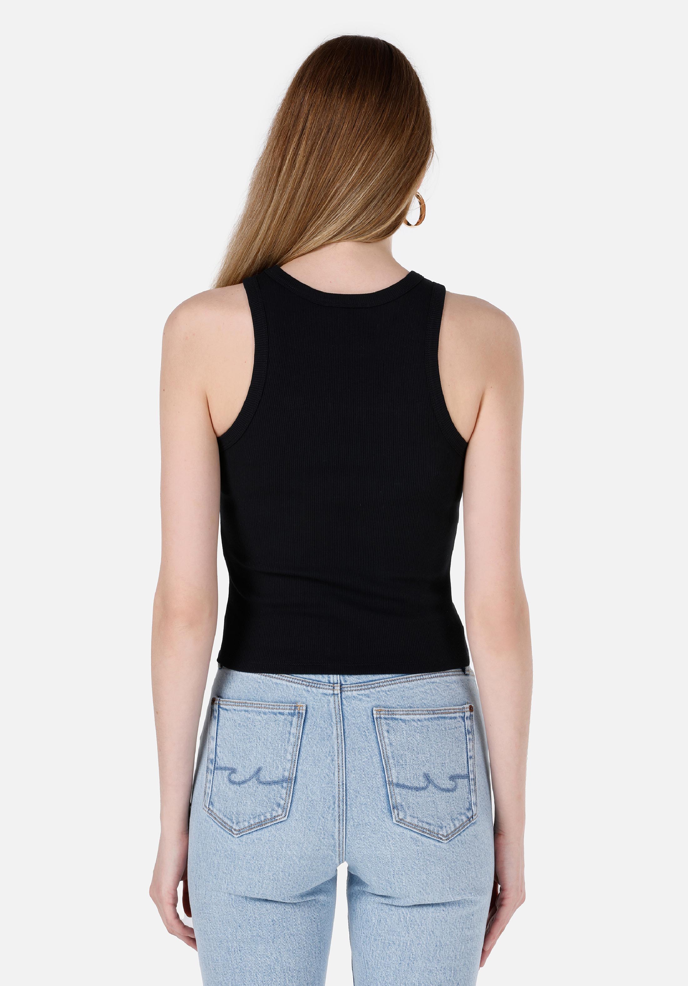Slim Fit   Kadın Siyah Atlet