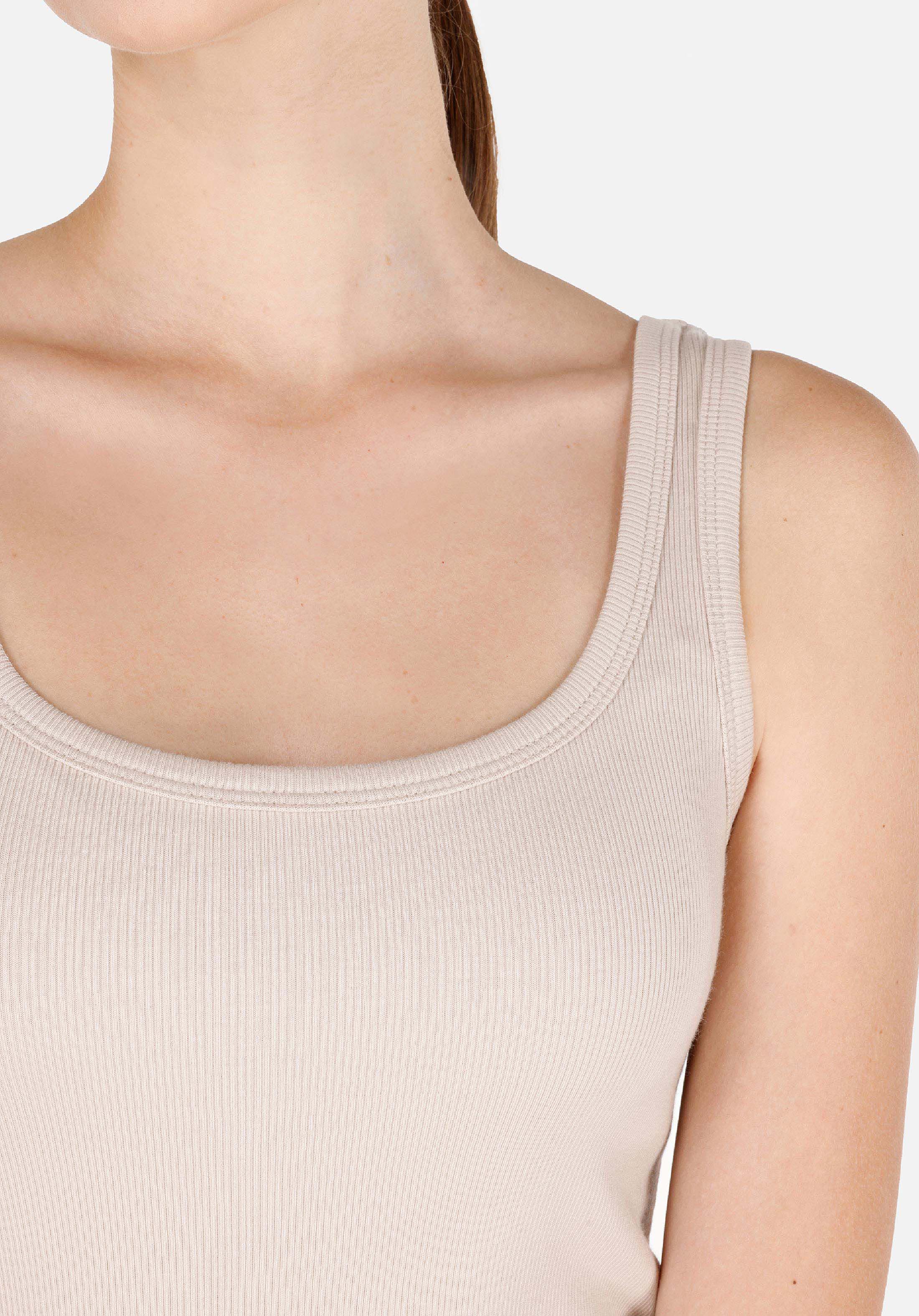 Slim Fit   Kadın Bej Atlet