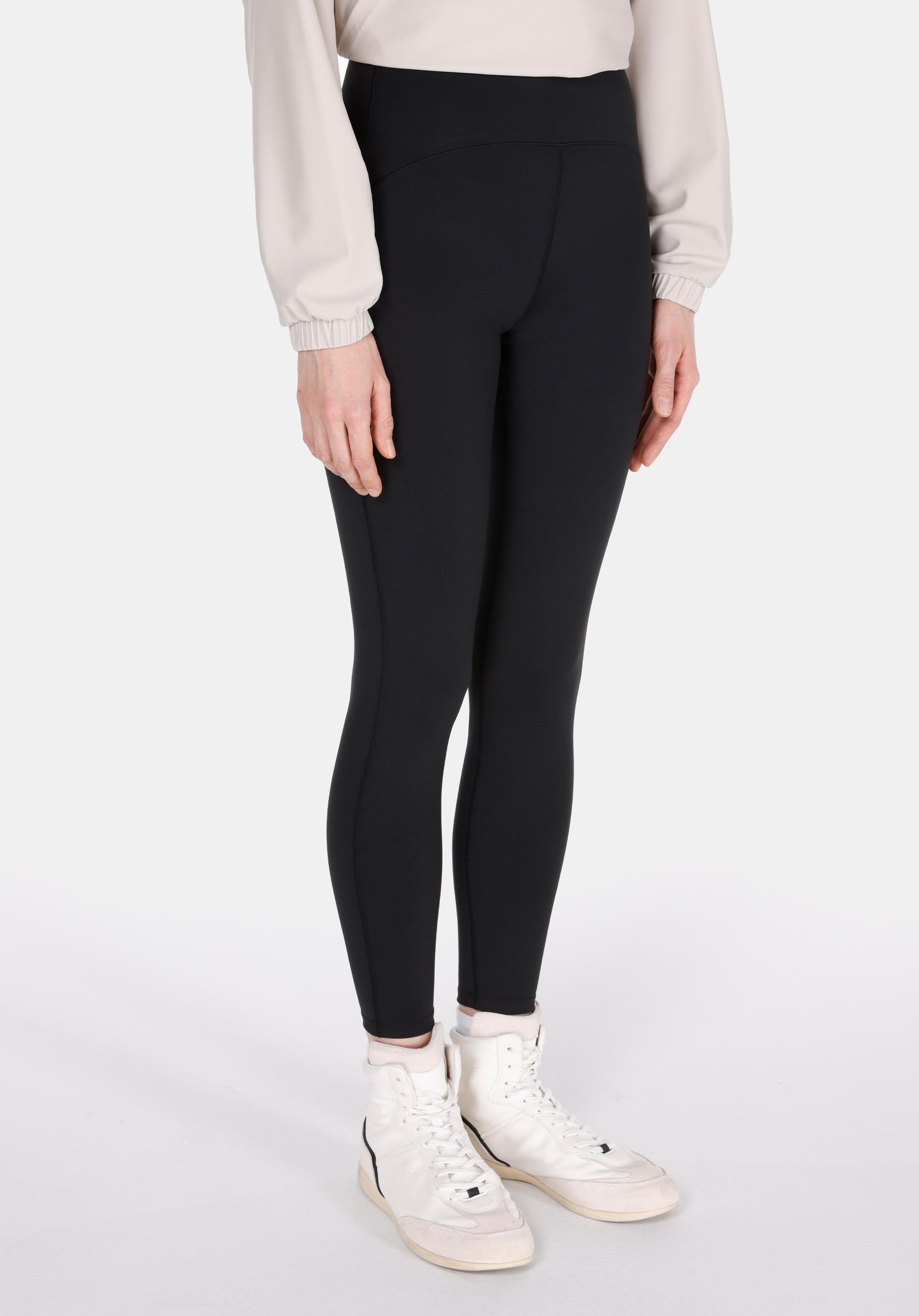 Slim Fit   Kadın Siyah Tayt