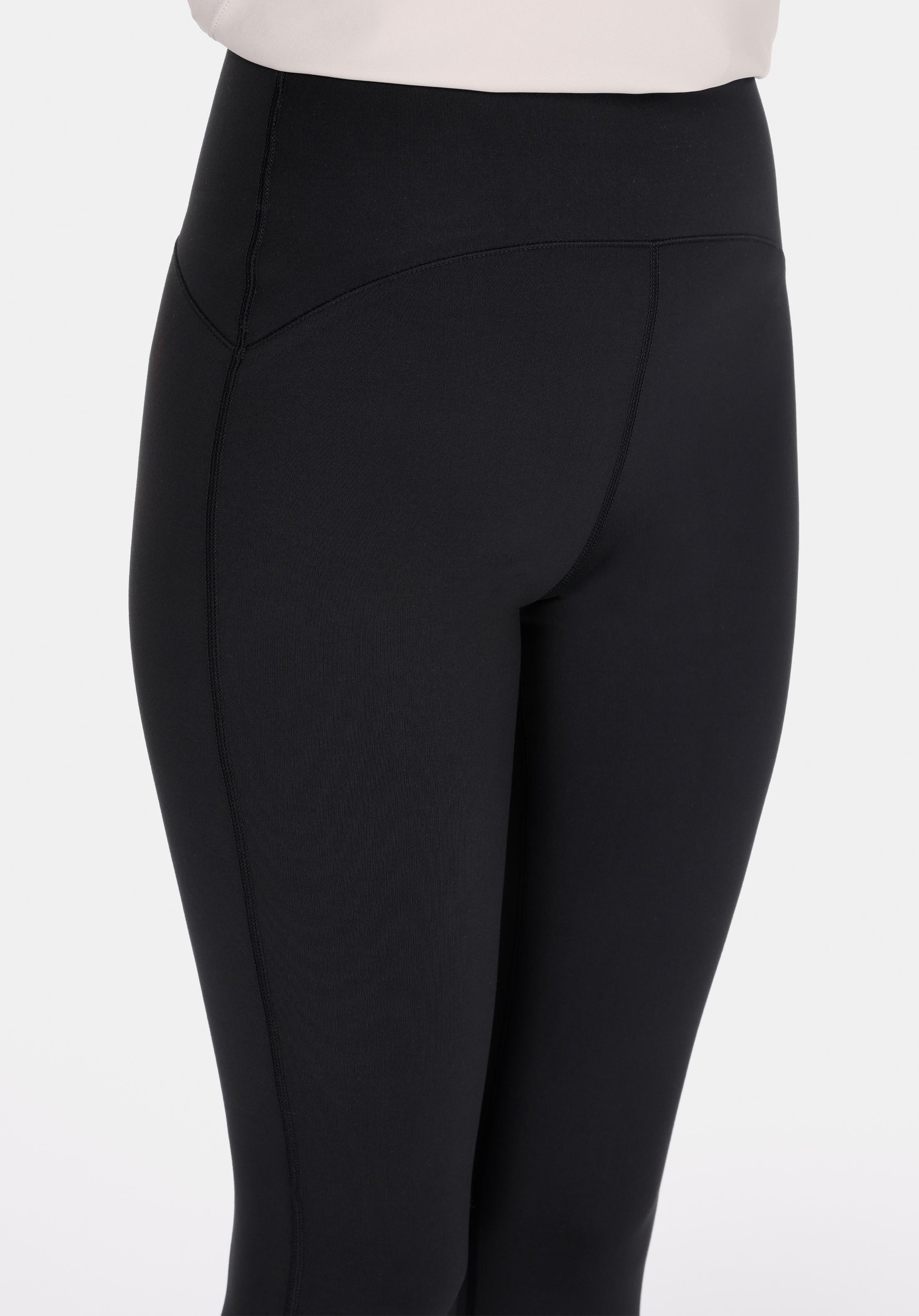 Slim Fit   Kadın Siyah Tayt