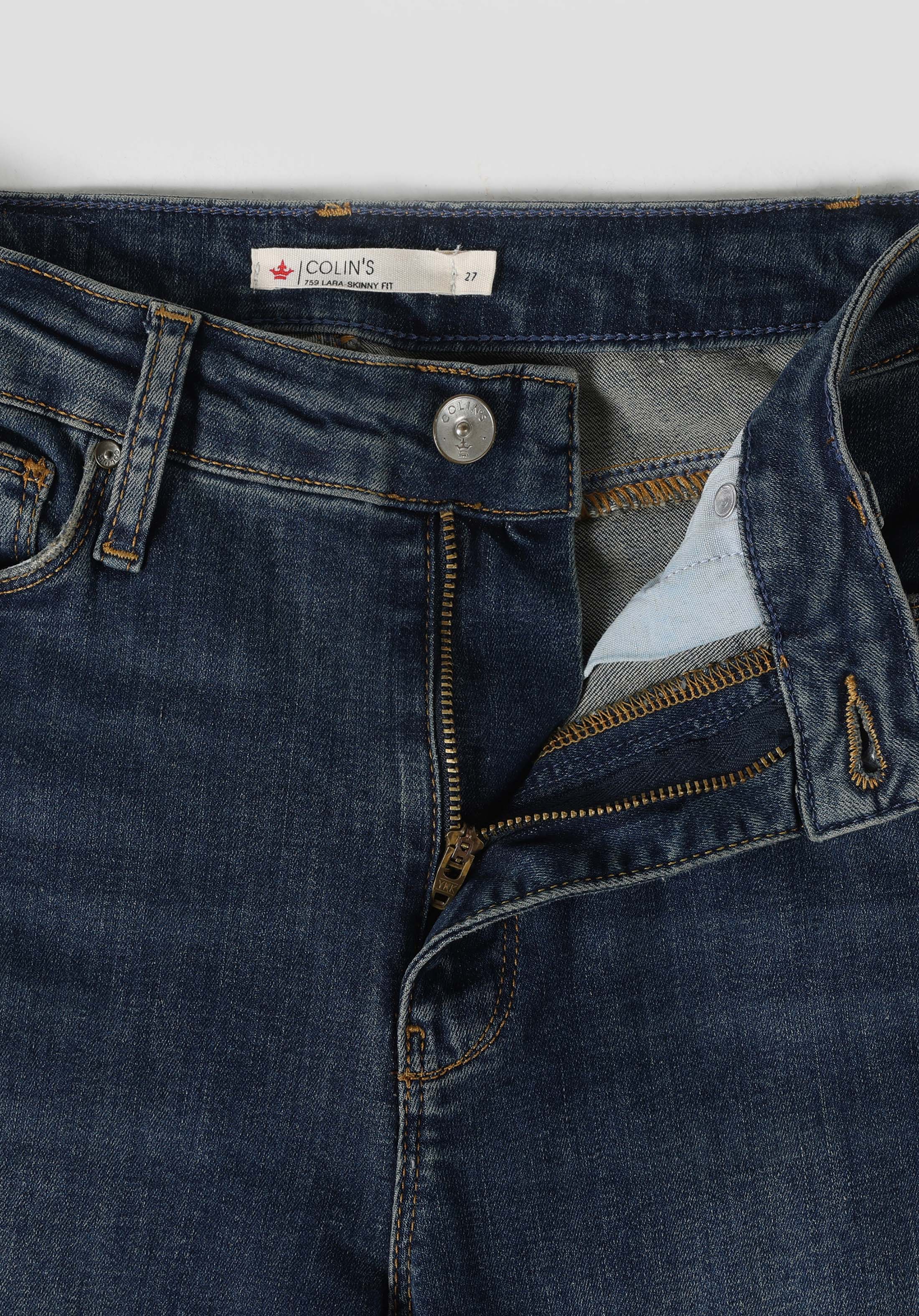 Skinny Fit   Kadın İndigo Jean Pantolon