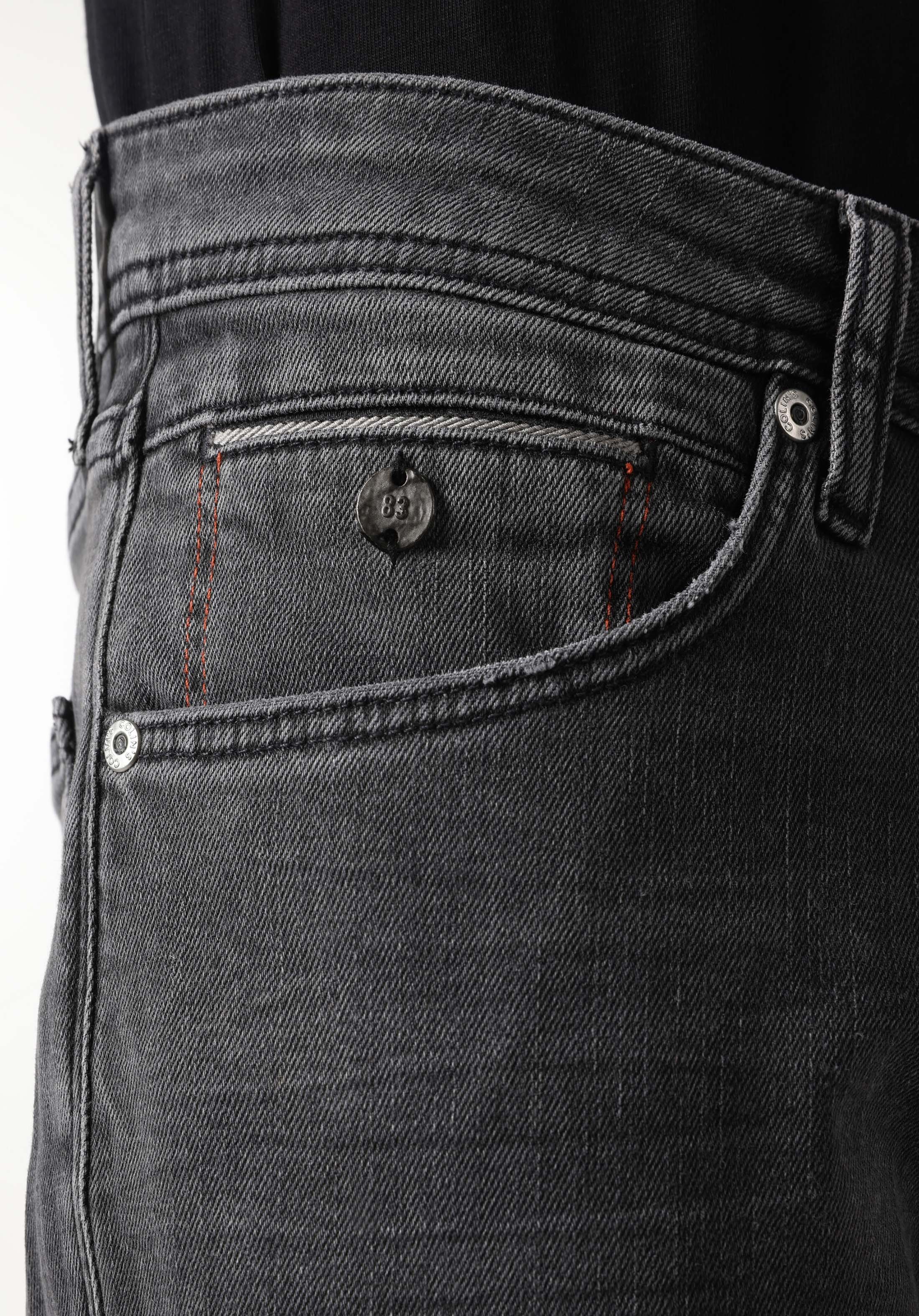 067 Jack Regular Fit Orta Bel Daralan Paça Erkek Siyah Jean Pantolon Cl1063566