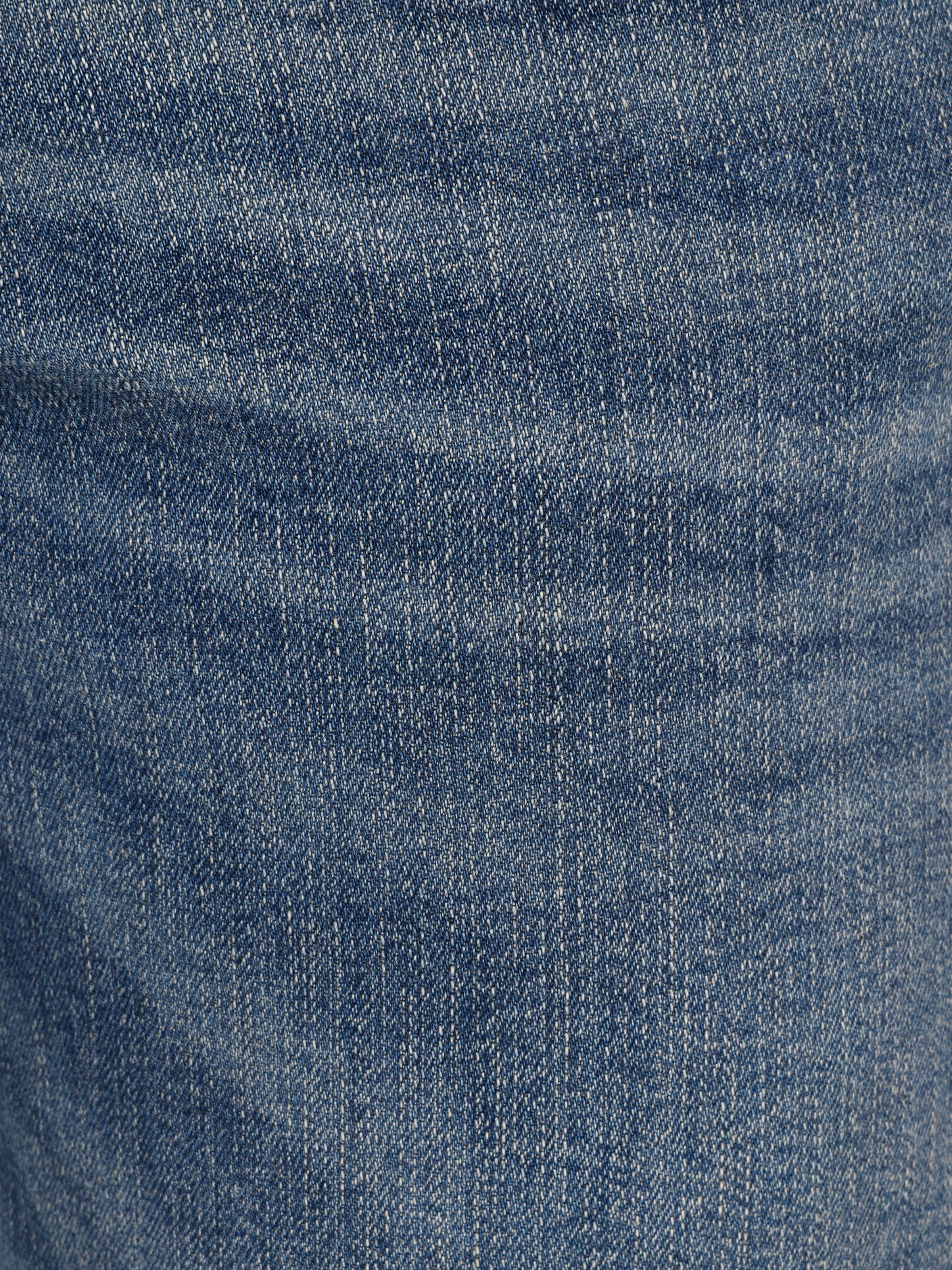 Straight Fit Düşük Bel Düz Paça Erkek İndigo Jean Pantolon