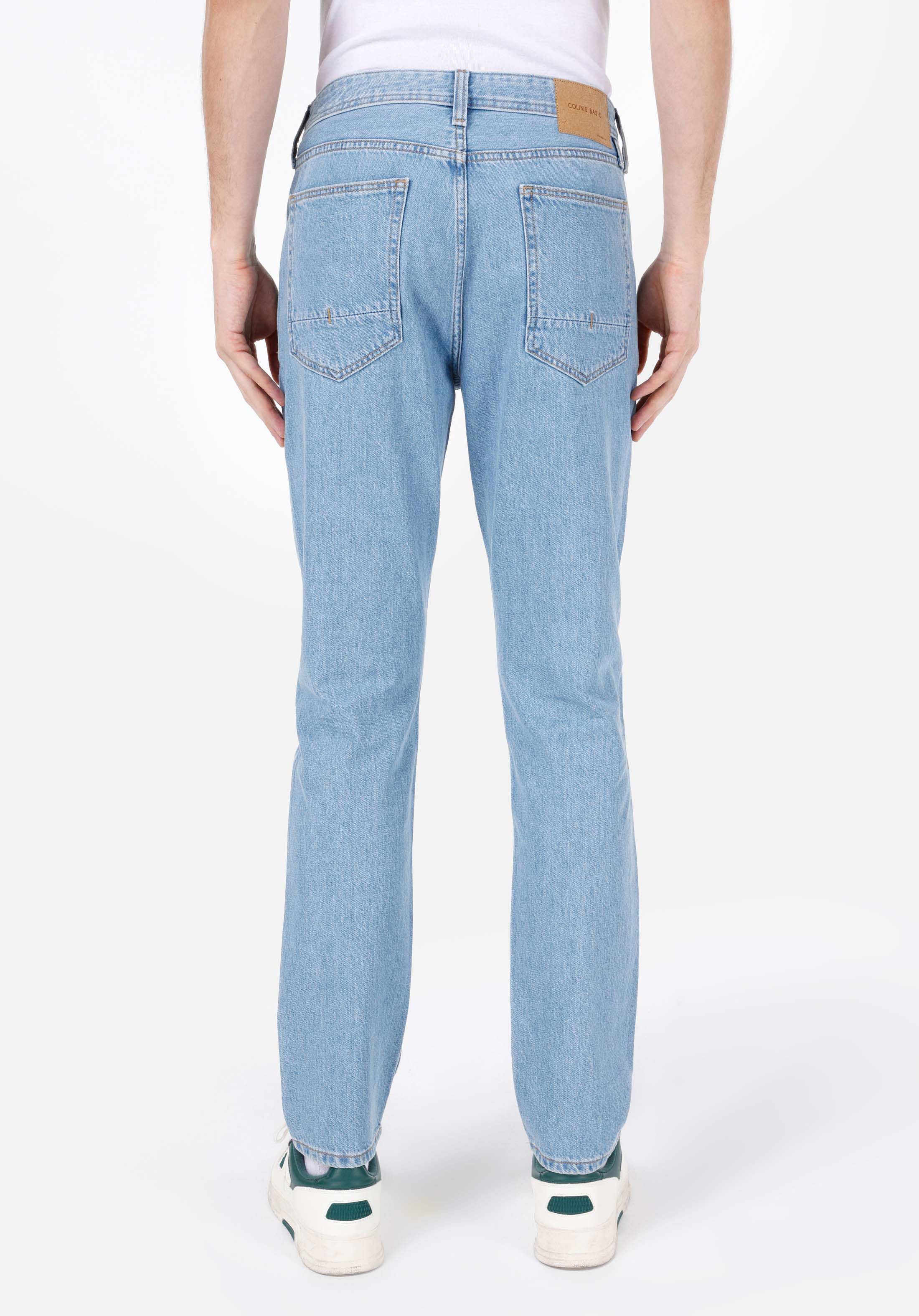 Regular Fit   Erkek İndigo Jean Pantolon