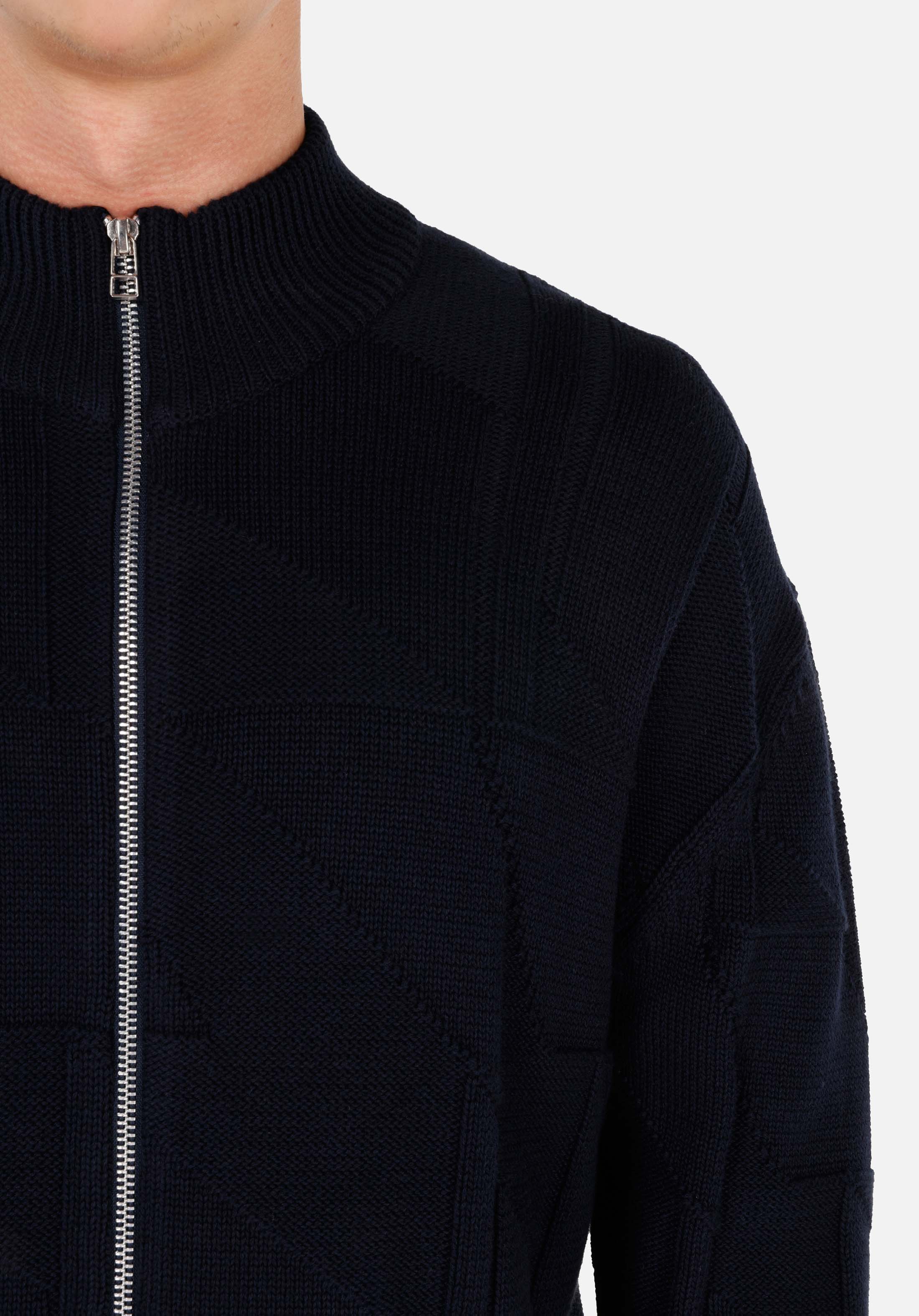 Regular Fit   Erkek Lacivert Hırka
