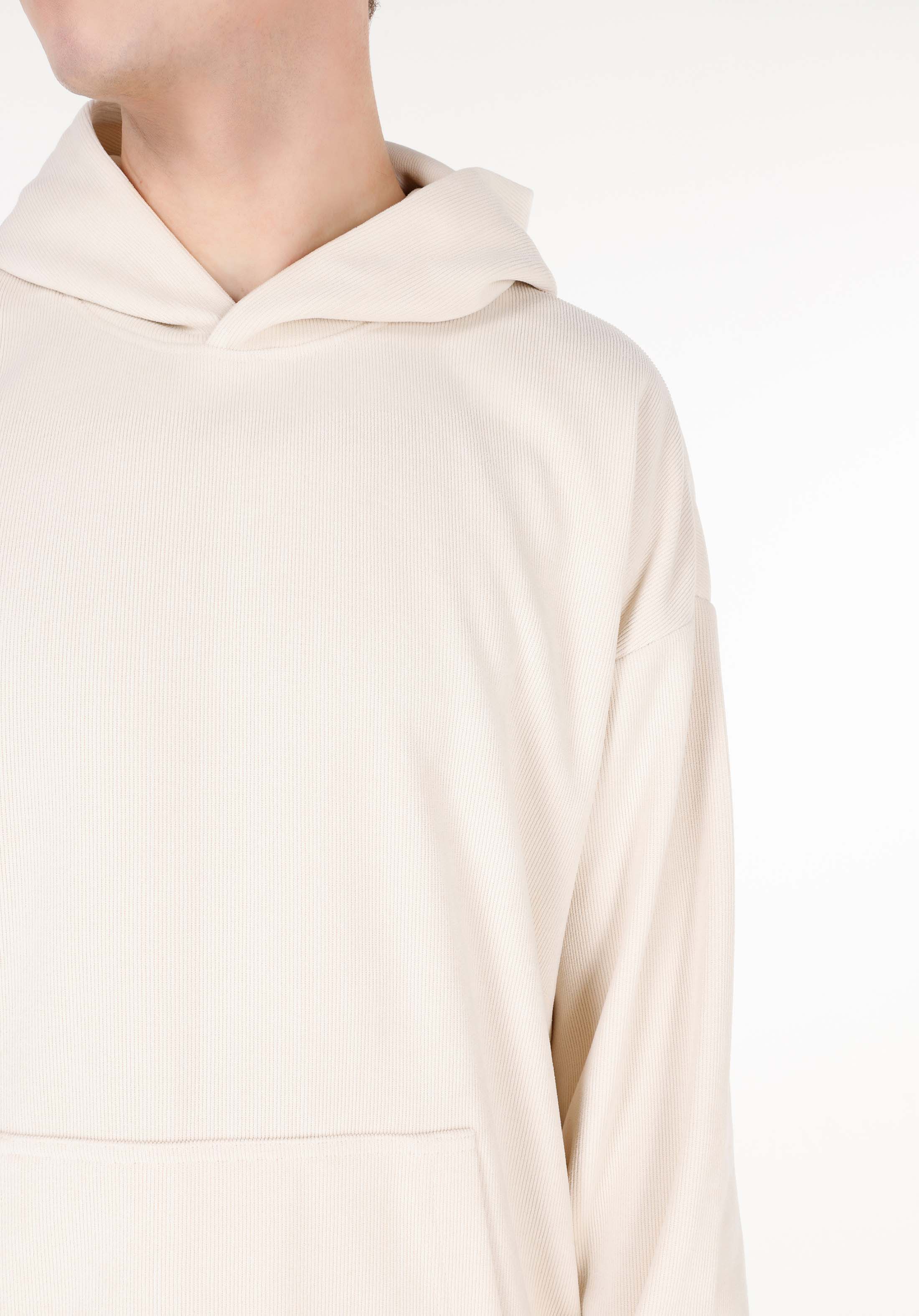 Comfort Fit   Erkek Ekru Sweatshirt