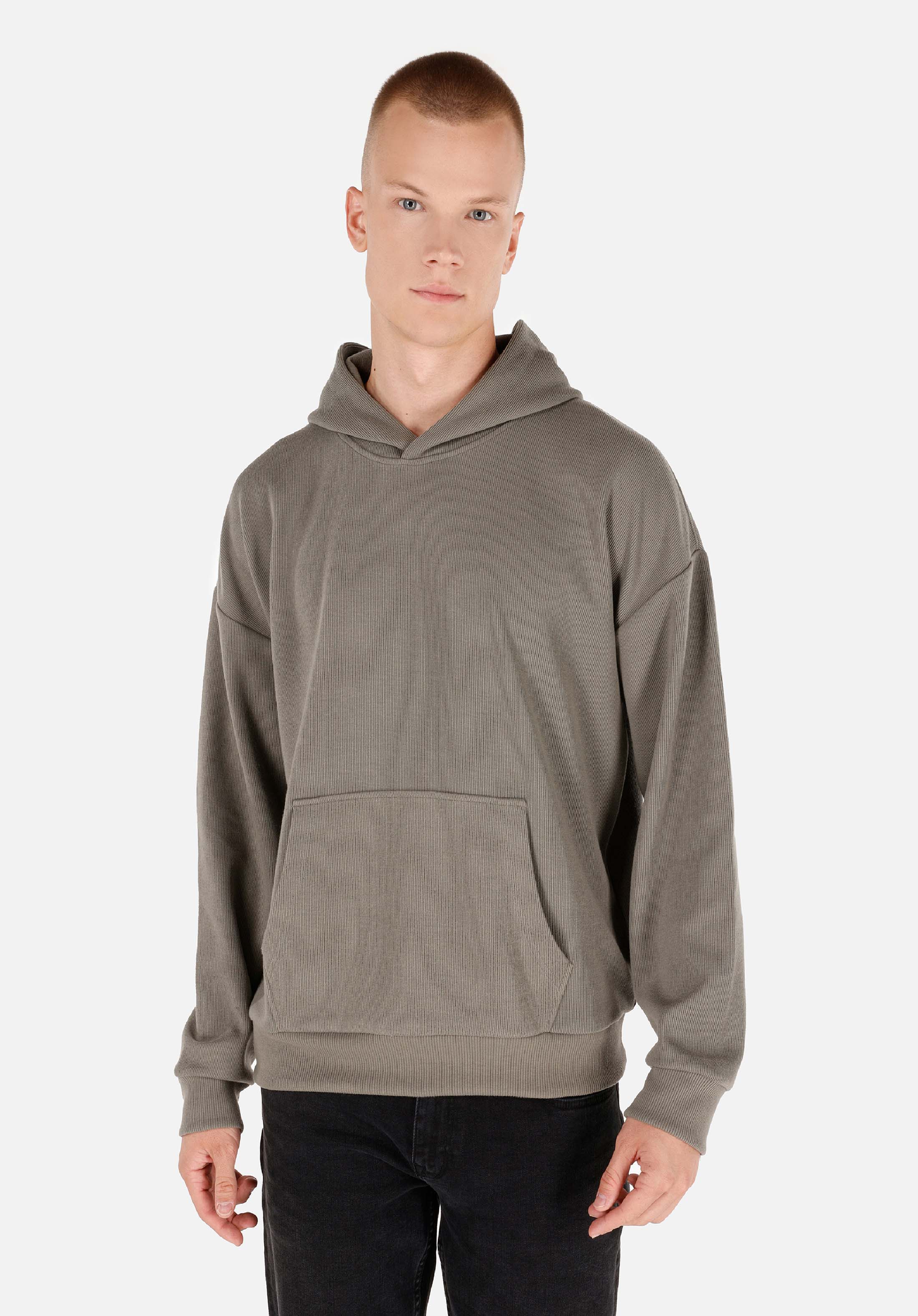 Comfort Fit   Erkek Yeşil Sweatshirt