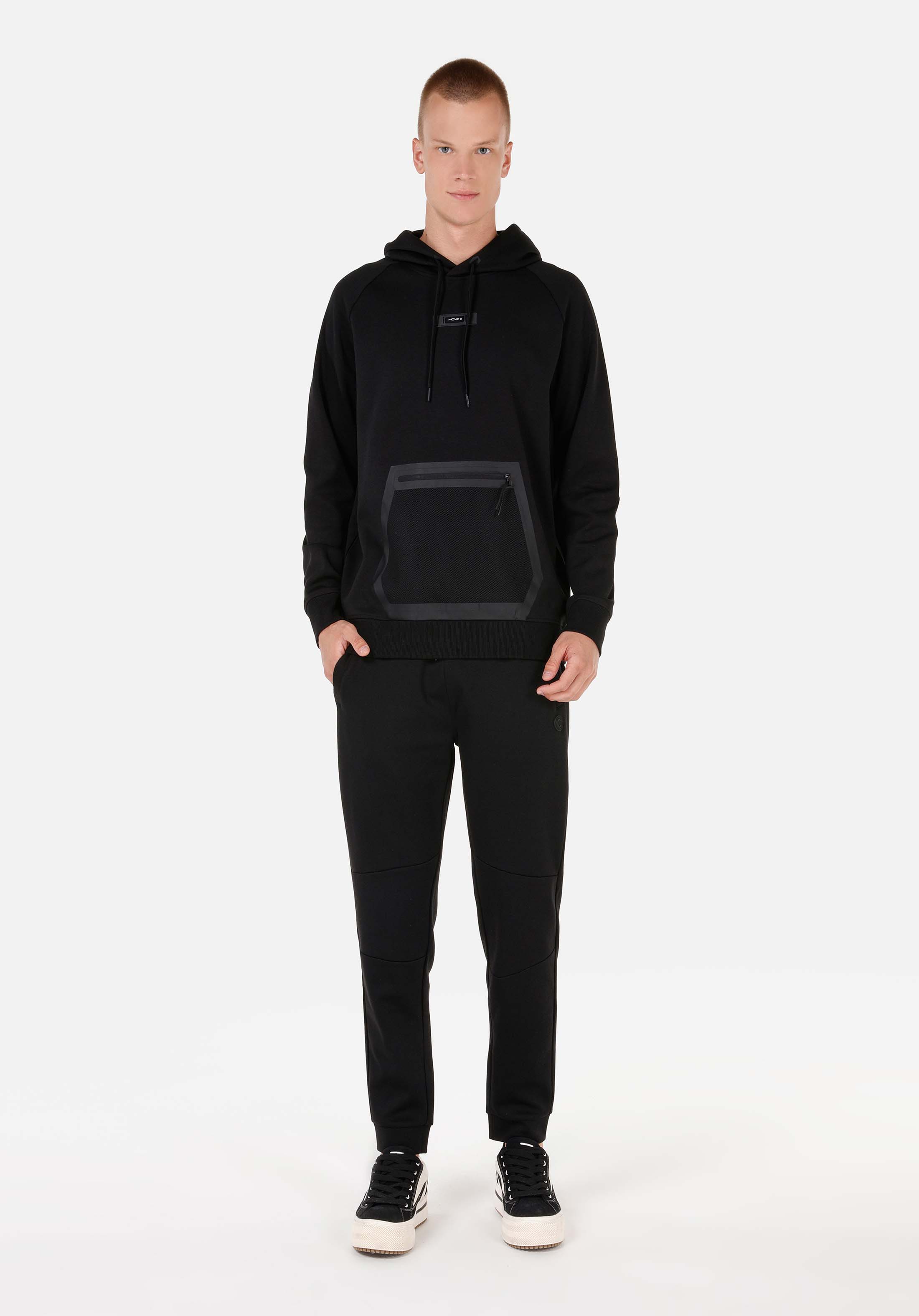 Regular Fit   Erkek Siyah Sweatshirt