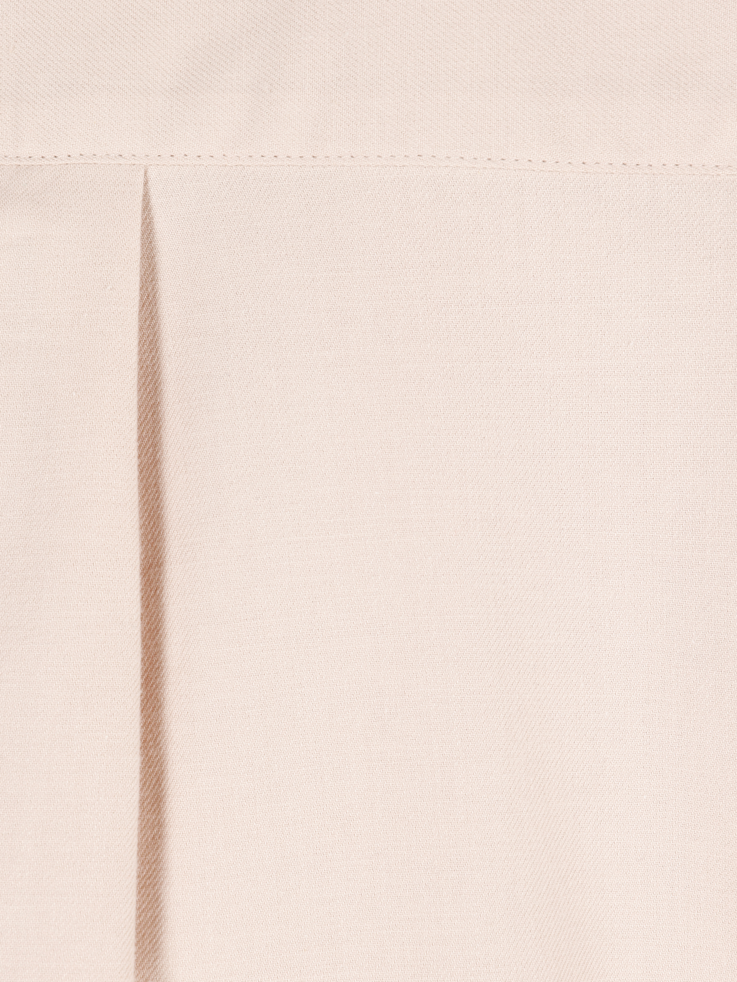 Regular Fit Shirt Neck Düz Kadın Bej Uzun Kol Gömlek