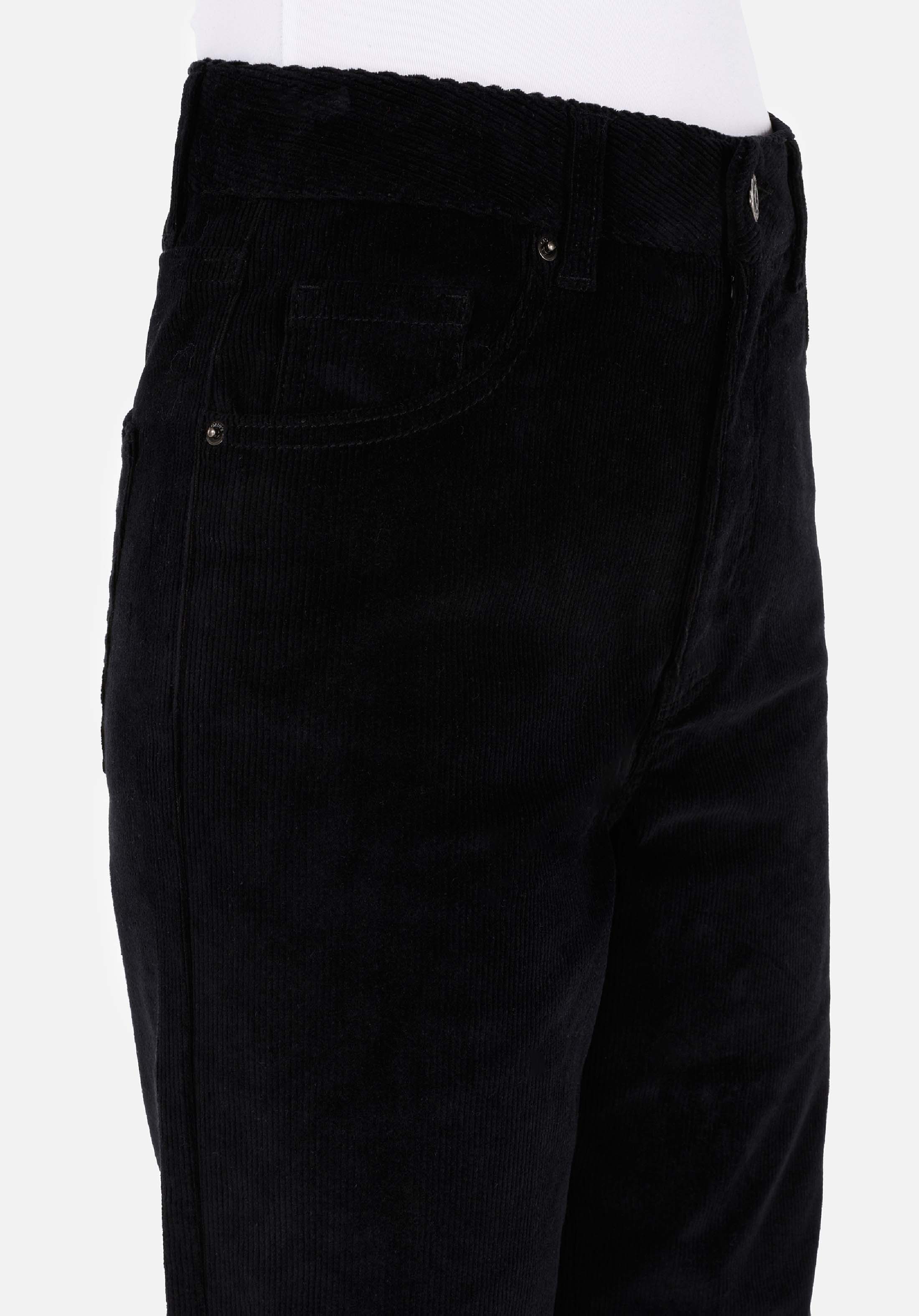 Regular Fit Yüksel Bel Geniş Paça Kadın Siyah  Pantolon