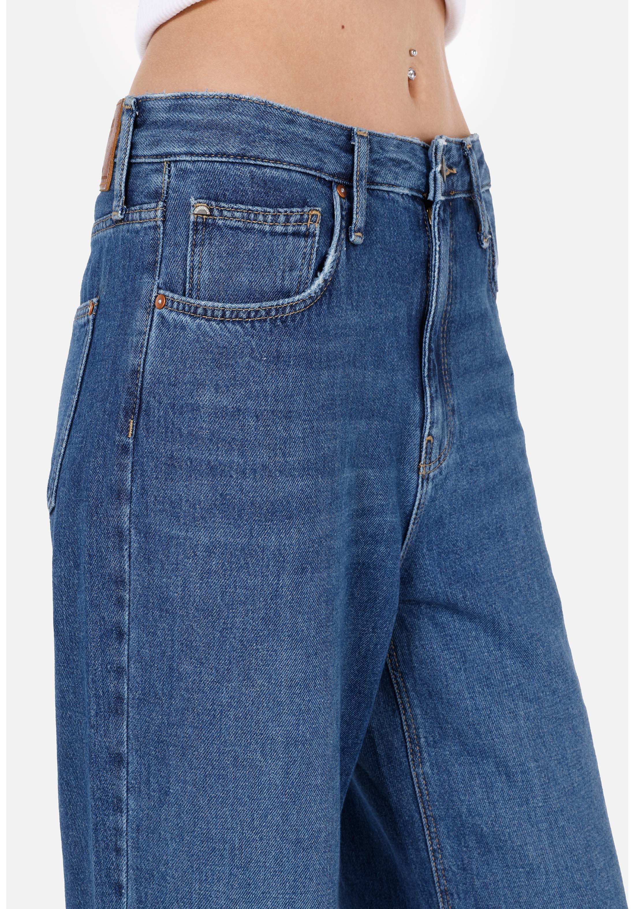 Regular Fit   Kadın İndigo Jean Pantolon