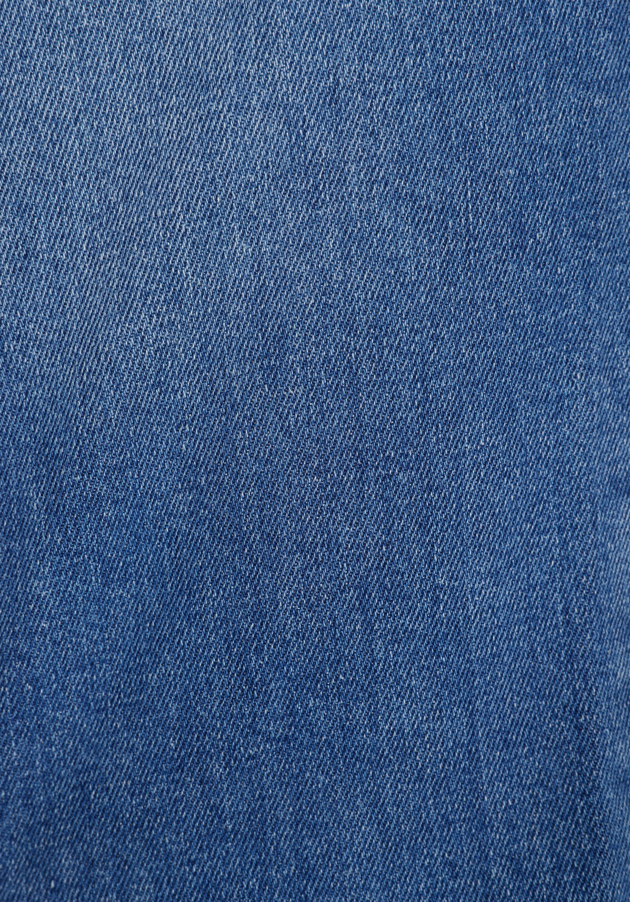 Straight Fit Düşük Bel Düz Paça Erkek Yeşil Jean Pantolon