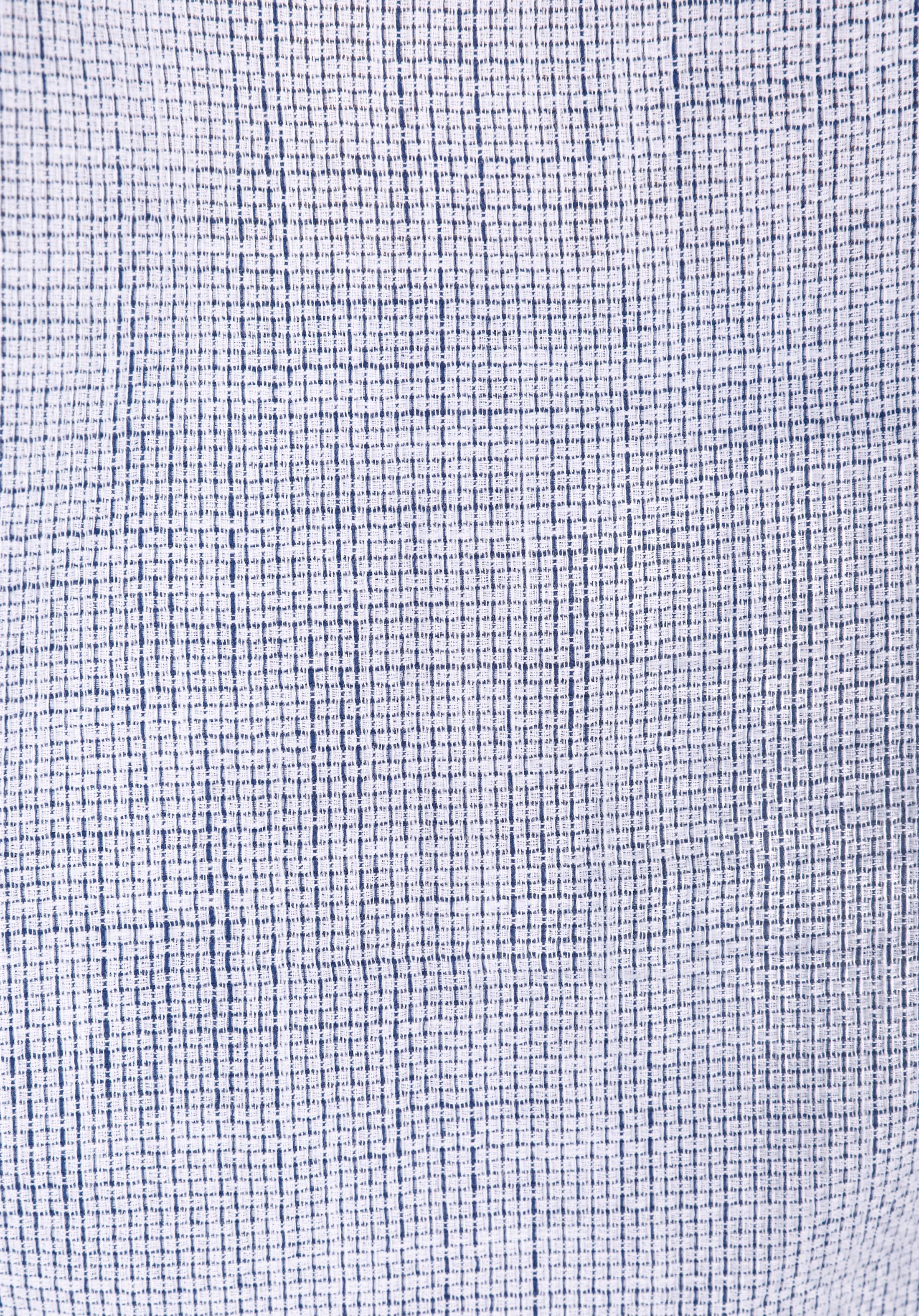 Regular Fit Shirt Neck Düz Erkek Mavi Uzun Kol Gömlek