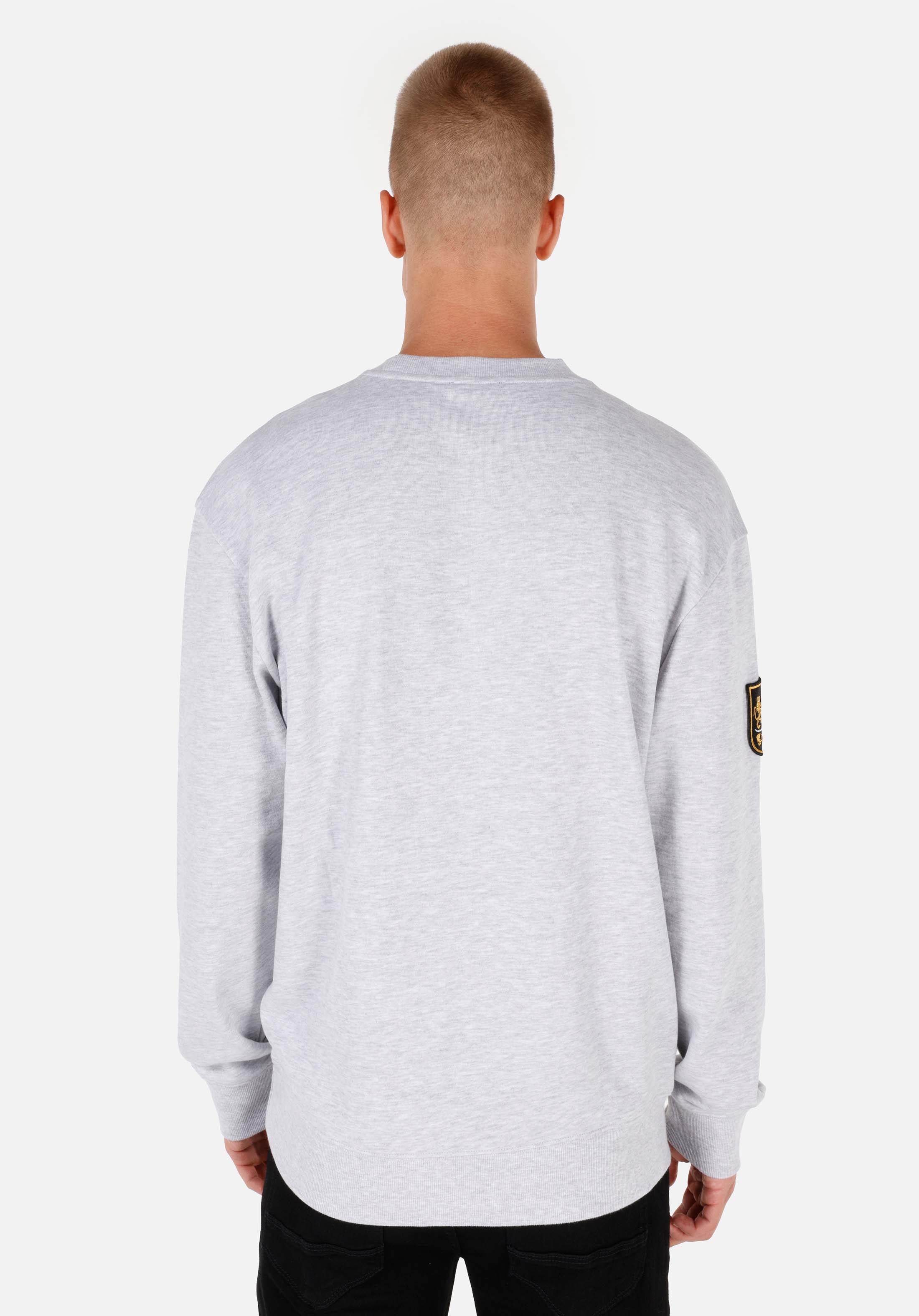 Comfort Fit   Erkek Gri Sweatshirt