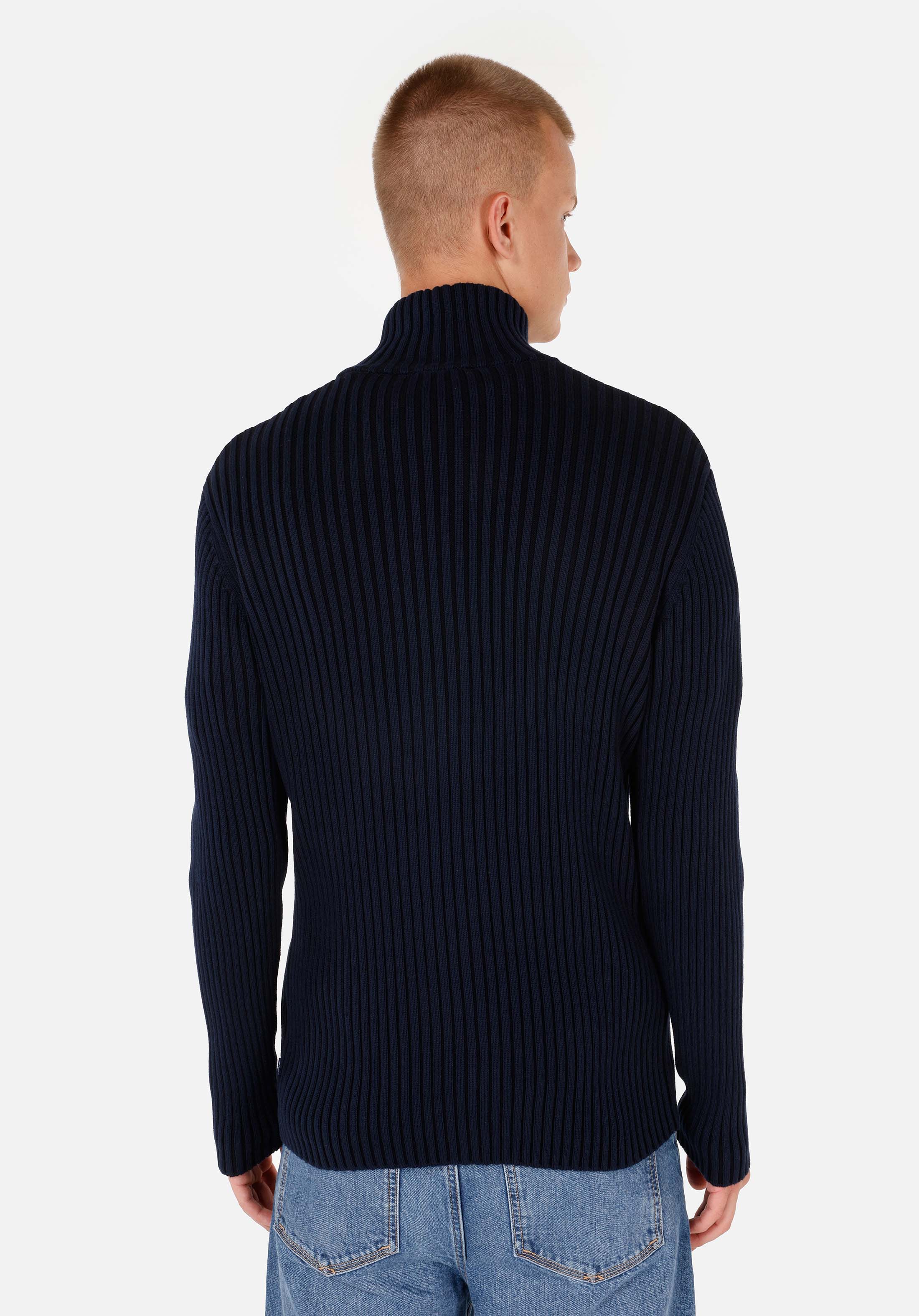Slim Fit   Erkek Lacivert Hırka