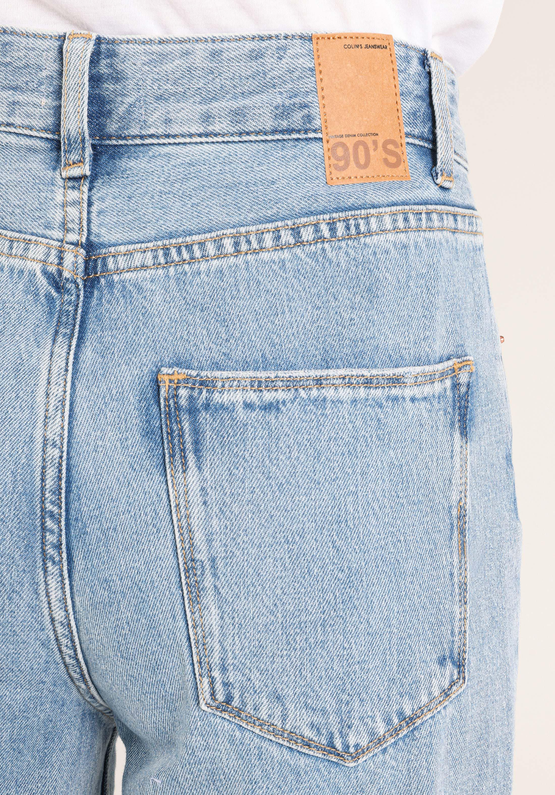 Straight Fit   Kadın İndigo Jean Pantolon