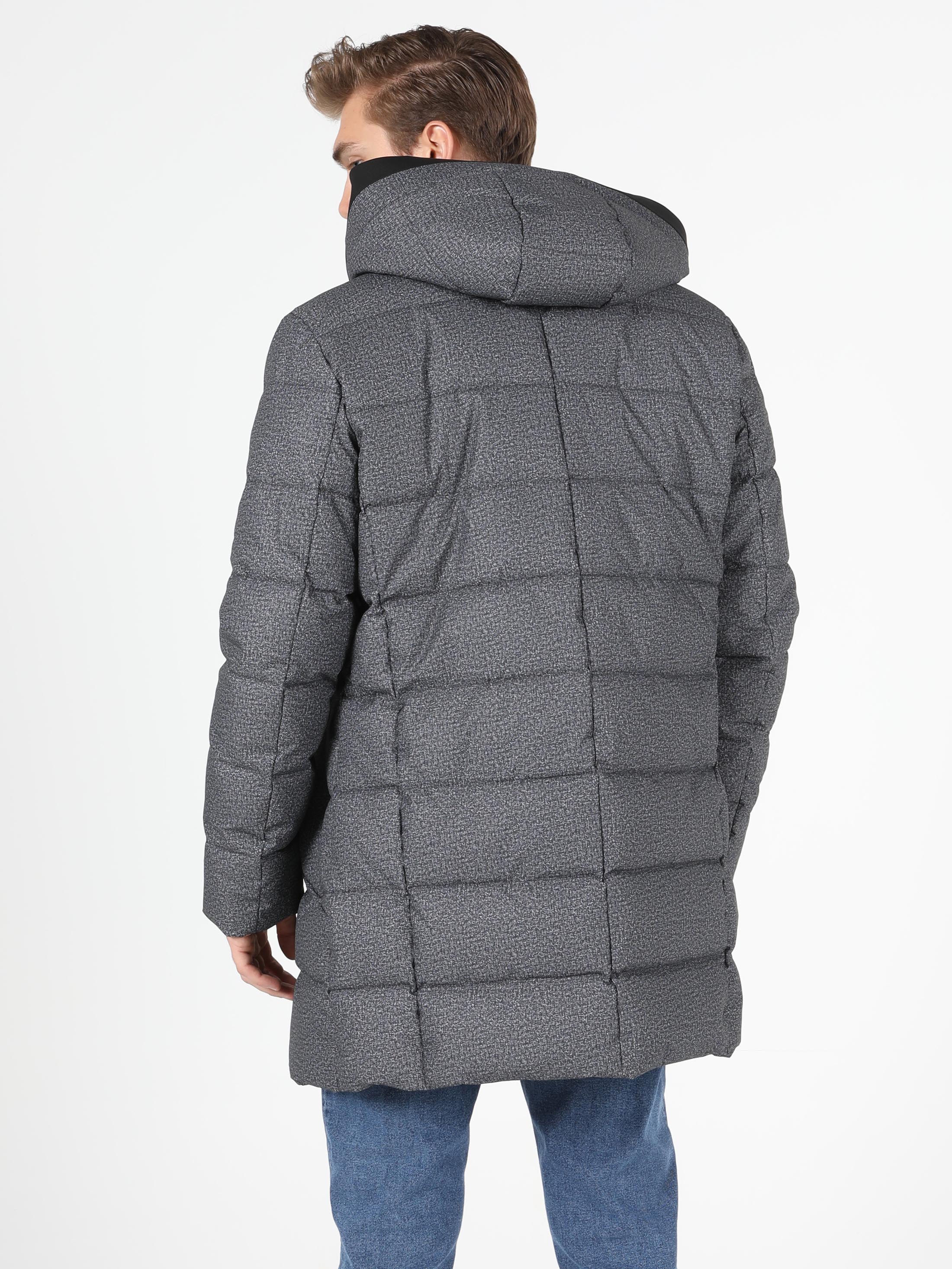  Regular Fit  Erkek Gri Kaban