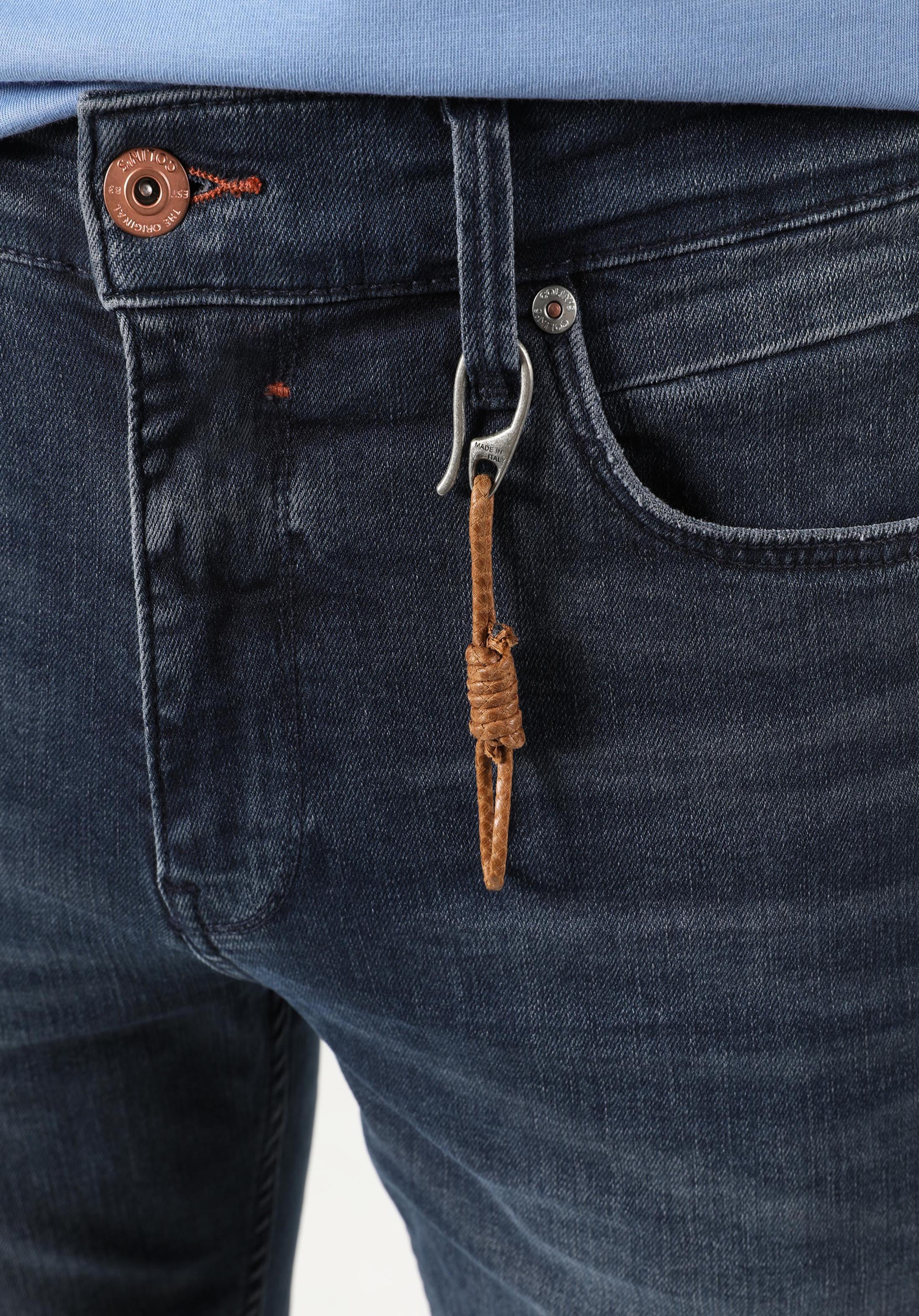 035 Ryan Yüksek Bel Dar Paça Skinny Fit Jean Erkek Jean Pantolon