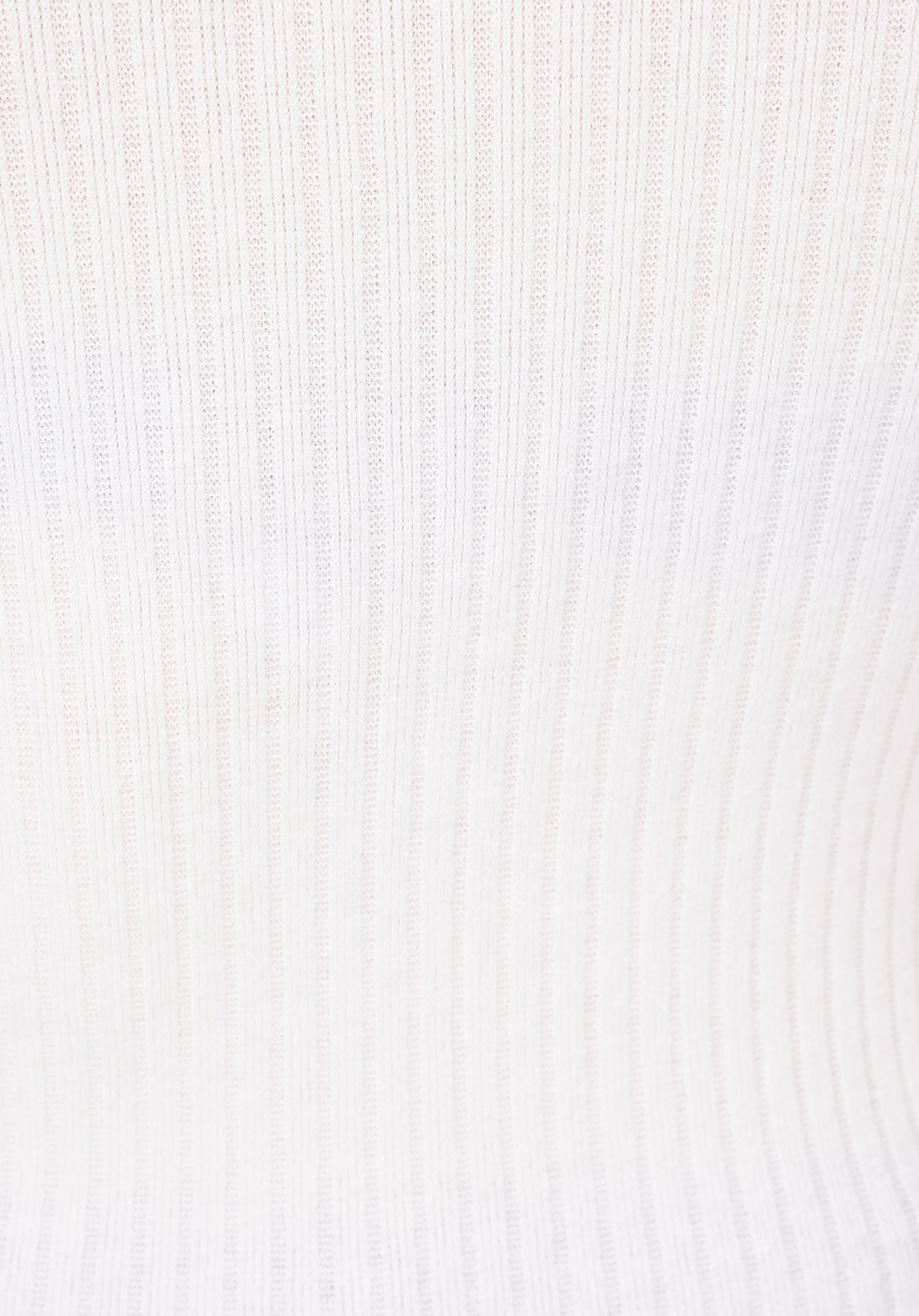 Slim Fit Kayık Yaka Düz Kadın Ekru Tişört