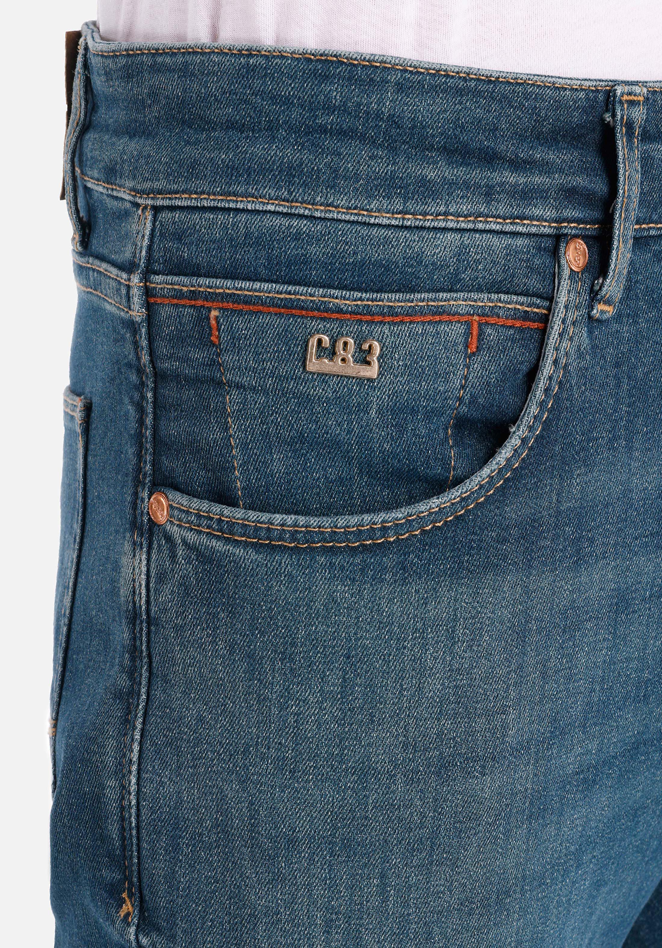 Slim Fit Düşük Bel Dar Paça Erkek İndigo Jean Pantolon