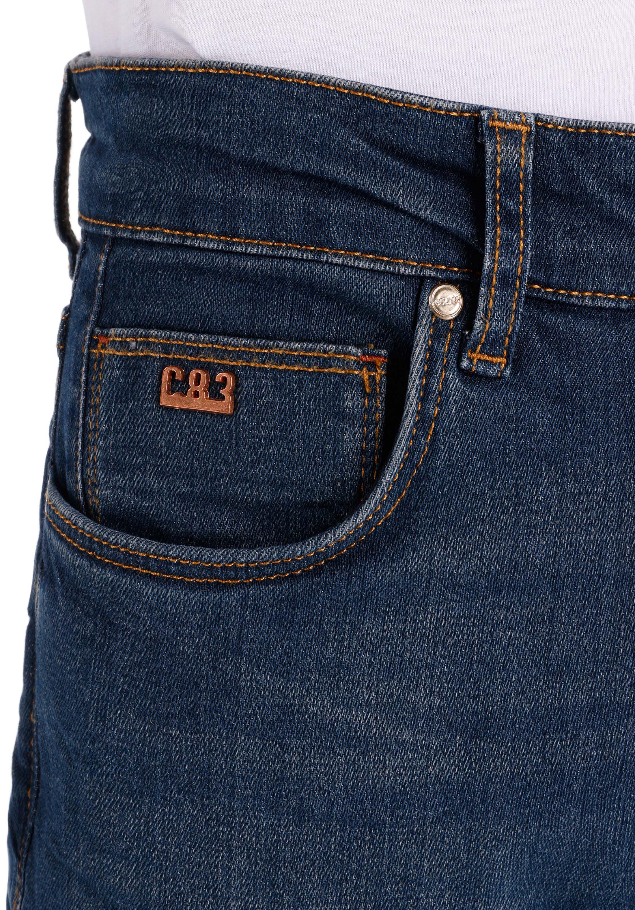 Slim Fit Düşük Bel Dar Paça Erkek İndigo Jean Pantolon