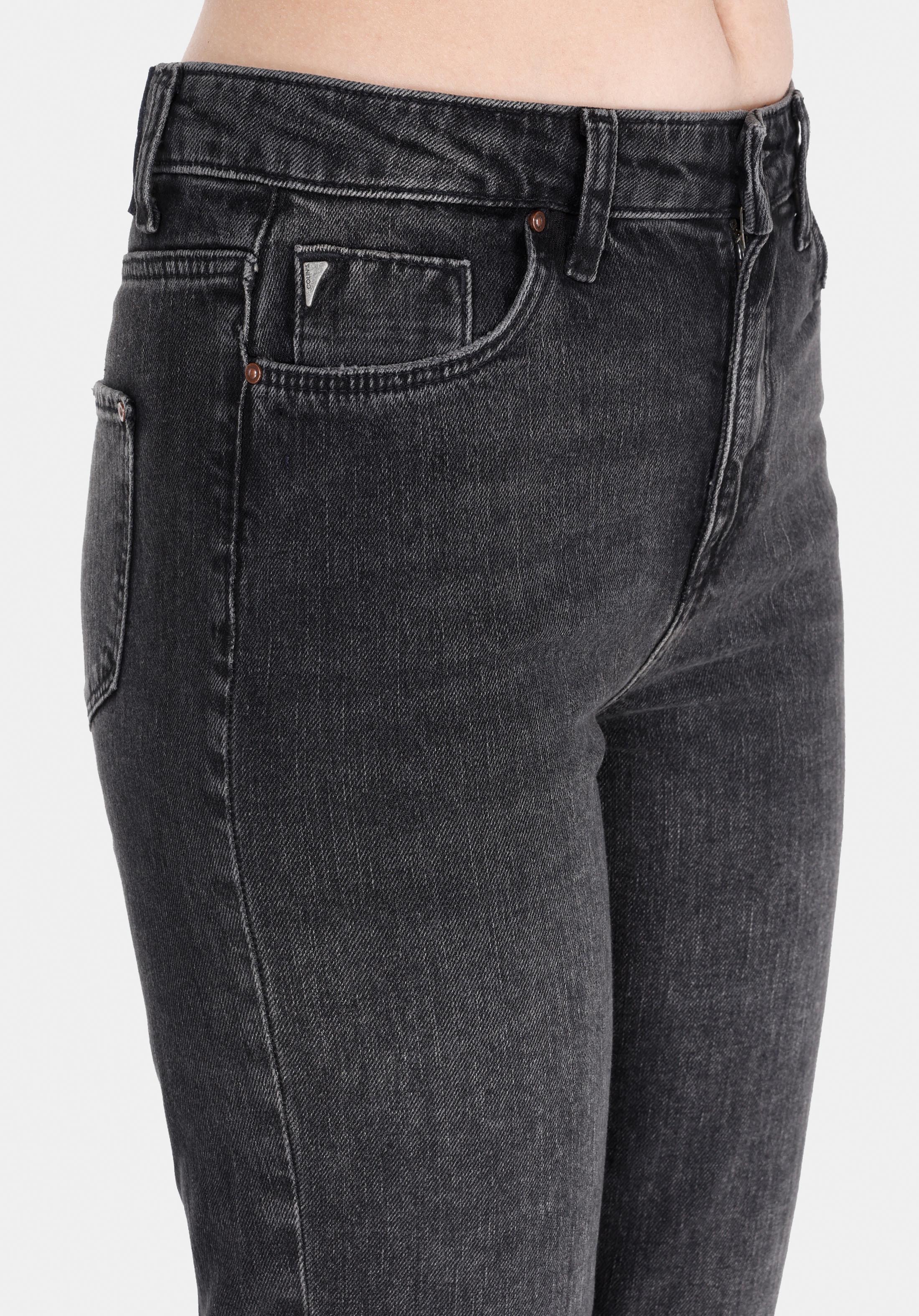 Mom Fit   Kadın Siyah Jean Pantolon