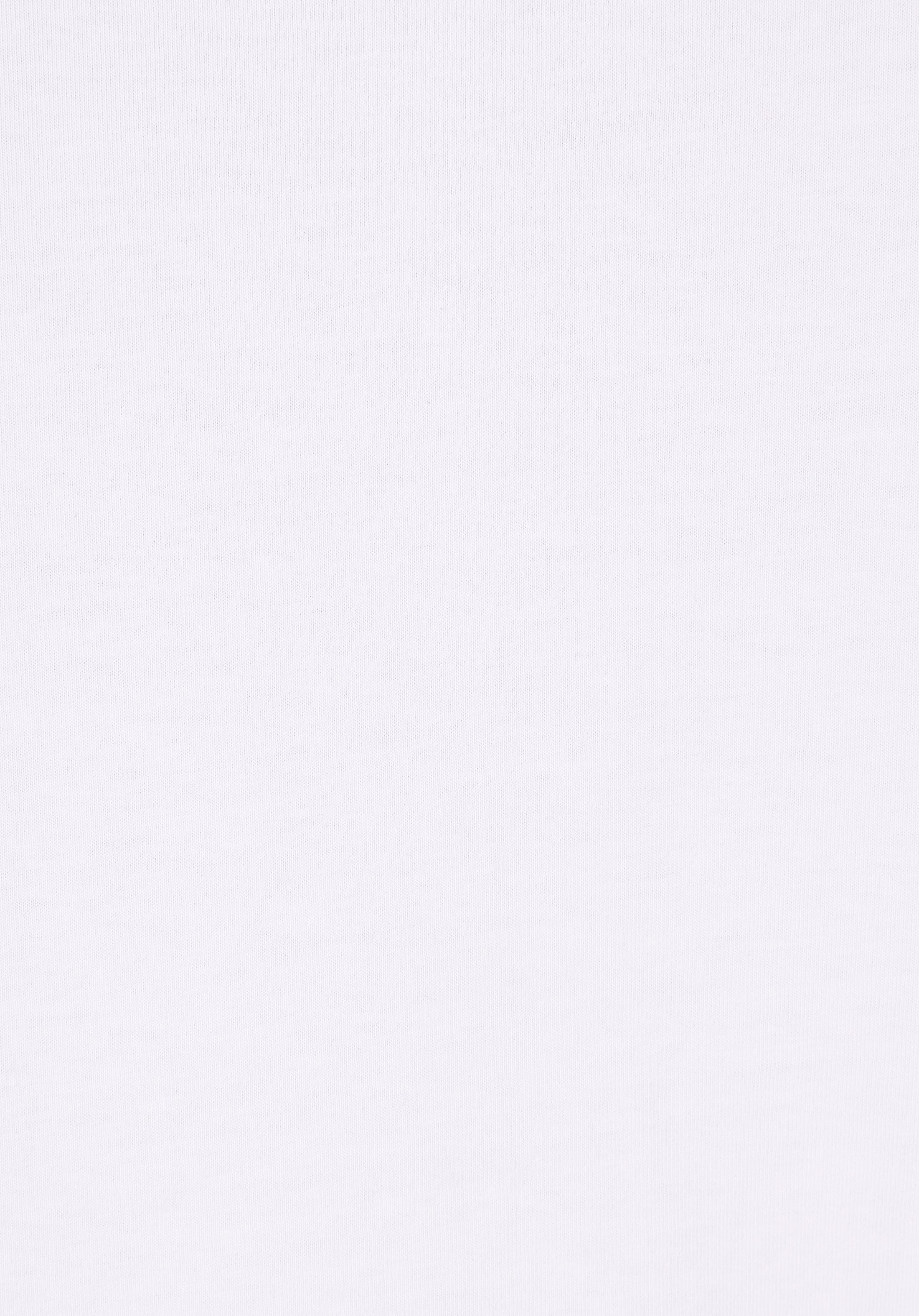 Regular Fit Yuvarlak Yaka Baskılı Erkek Beyaz Kısa Kol Tişört