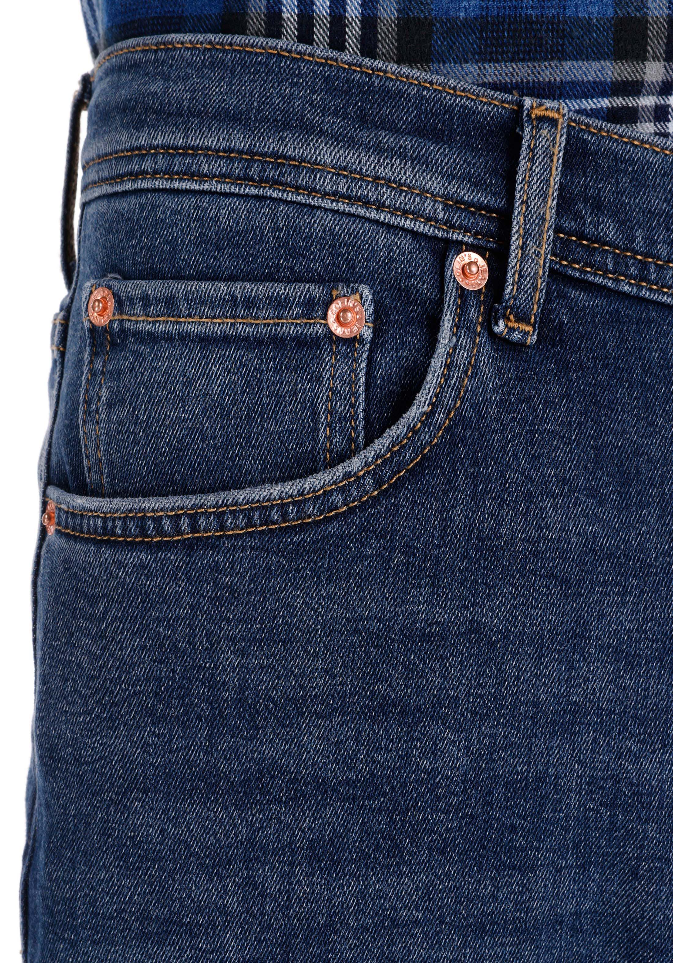 Loose Tapered Fit   Erkek İndigo Jean Pantolon