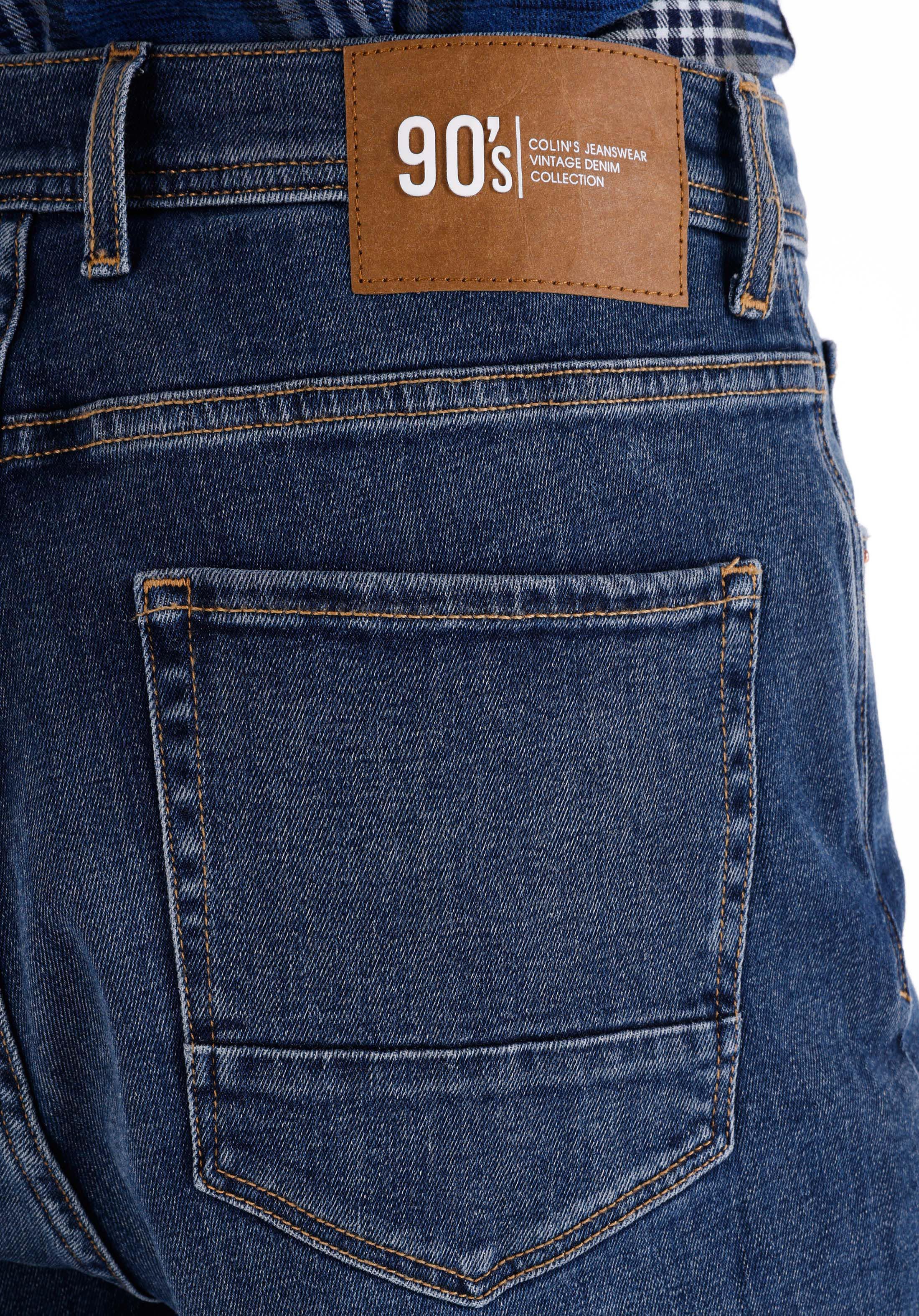 Loose Tapered Fit   Erkek İndigo Jean Pantolon
