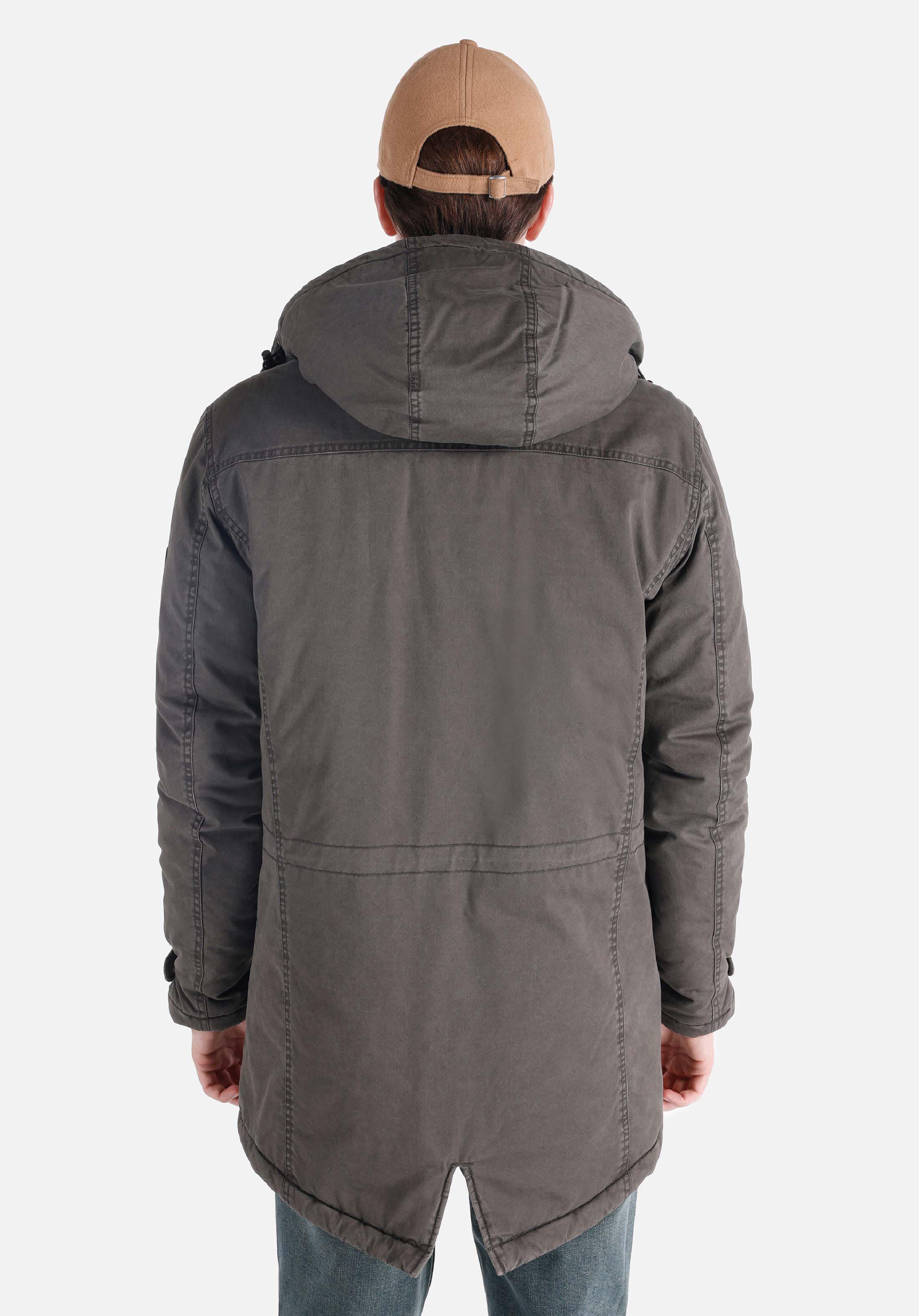 Regular Fit     Erkek Yeşil Kaban