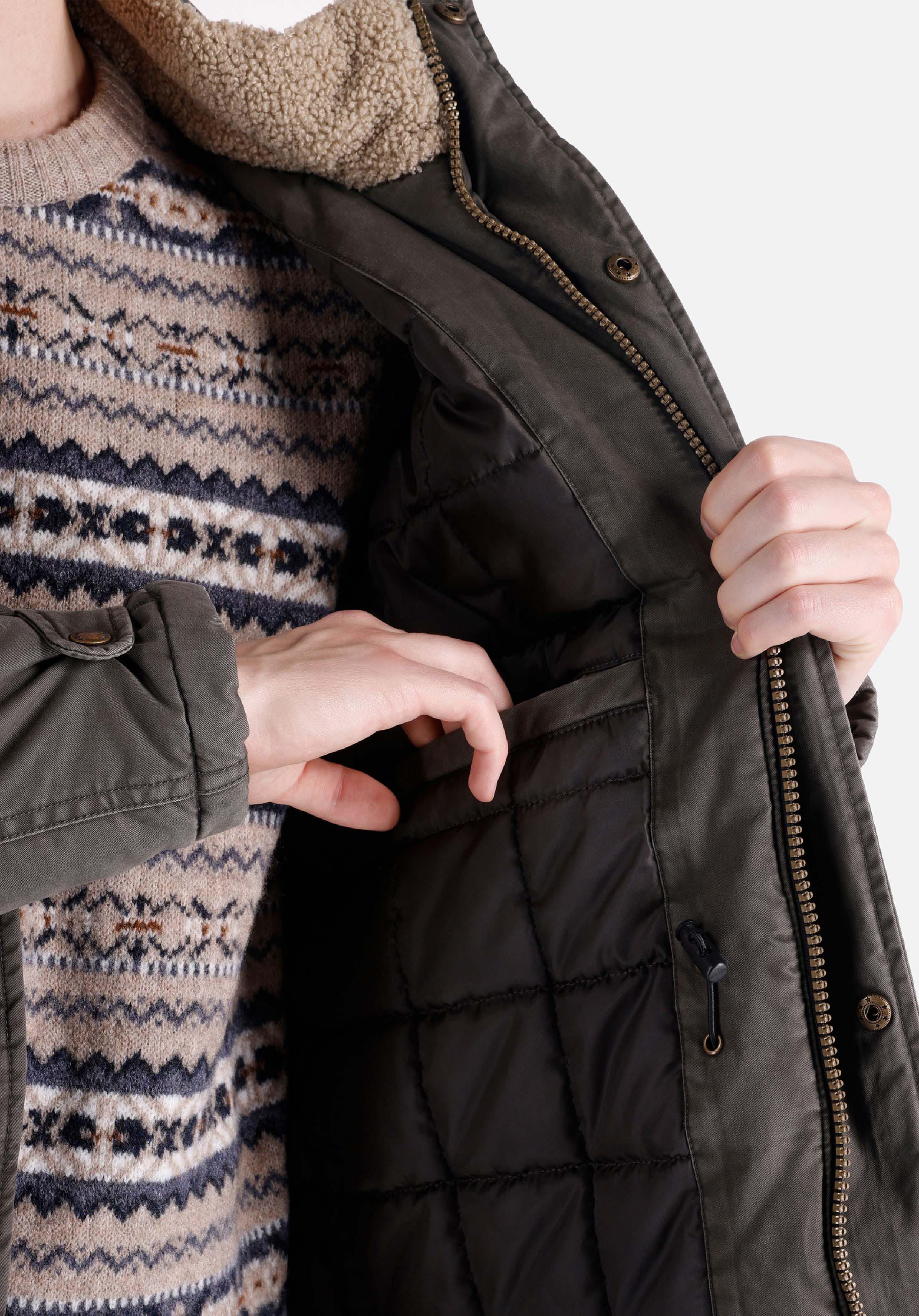 Regular Fit     Erkek Yeşil Kaban