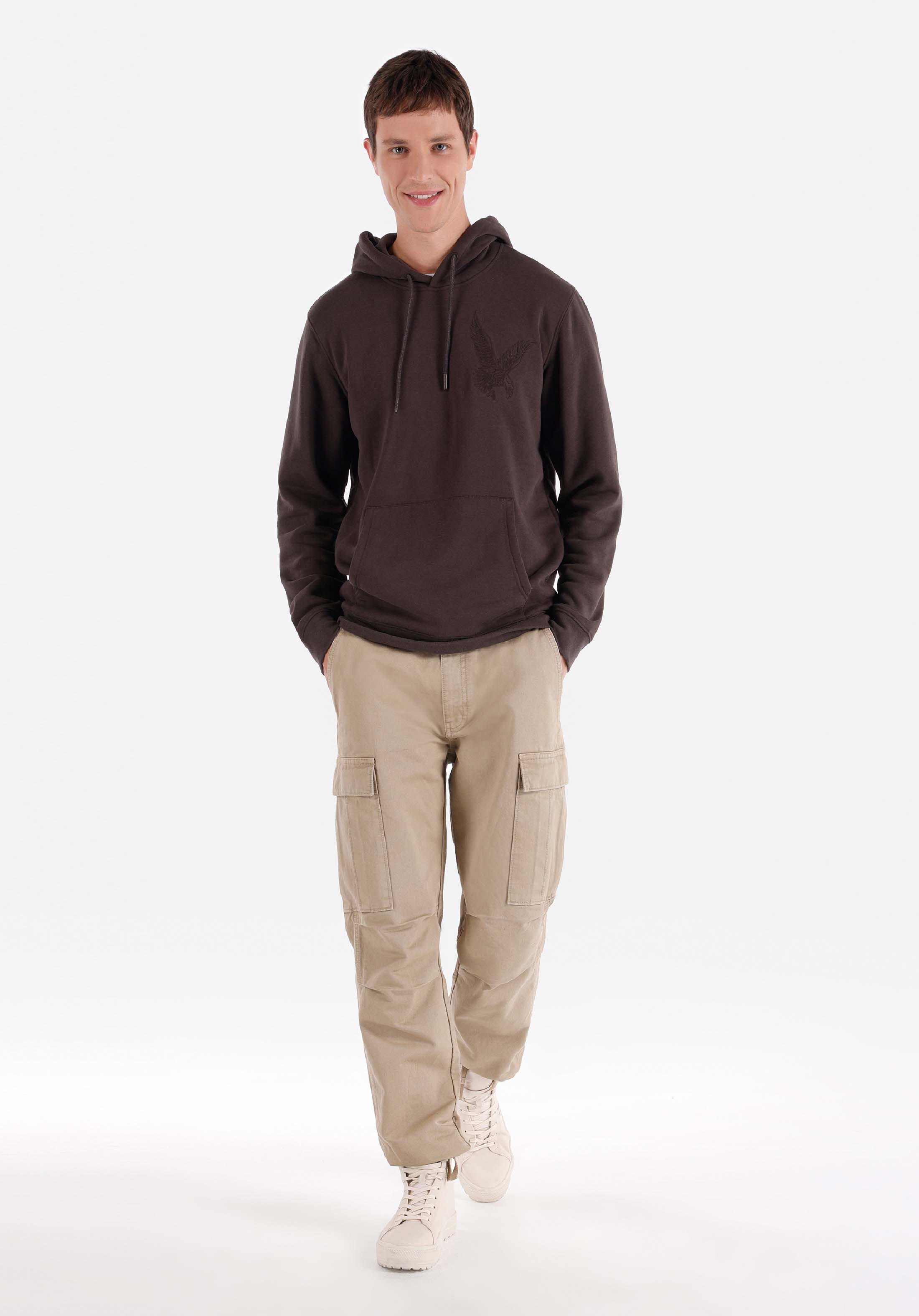 Comfort Fit Orta Bel Düz Paça Erkek Bej  Pantolon