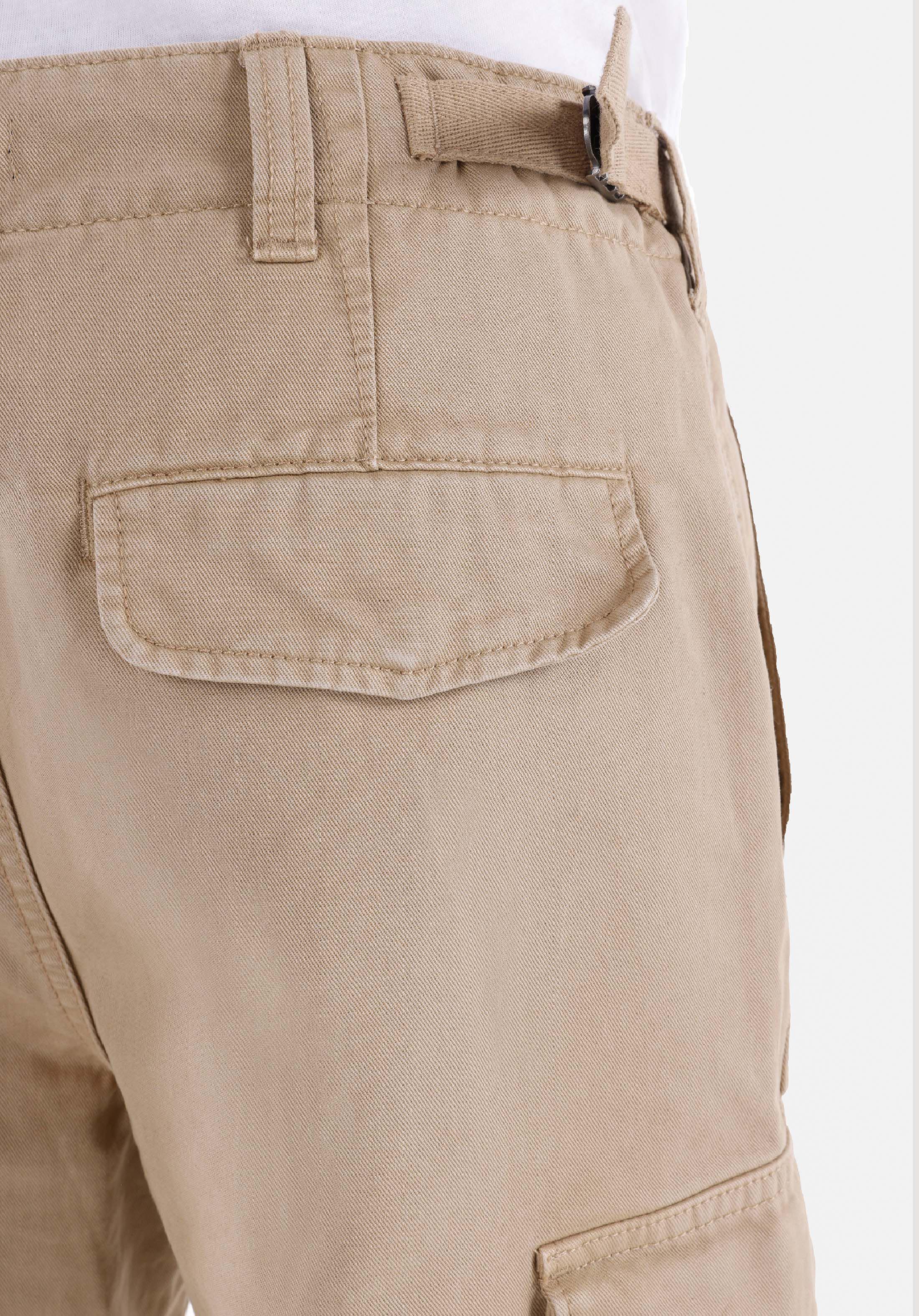 Comfort Fit Orta Bel Düz Paça Erkek Bej  Pantolon