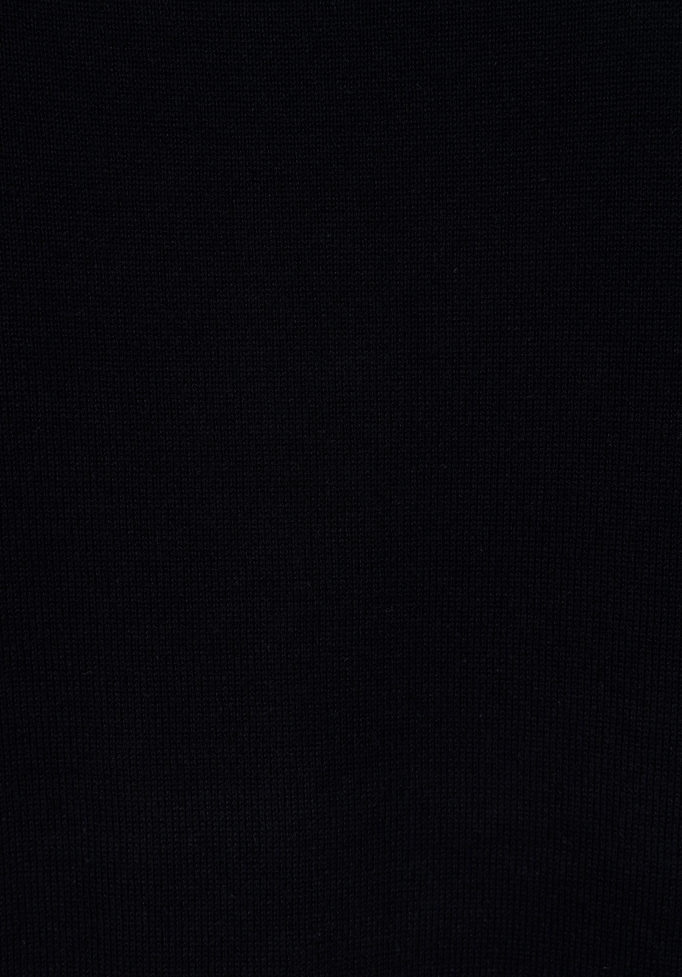 Regular Fit Yuvarlak Yaka Jakarlı Erkek Siyah Kazak