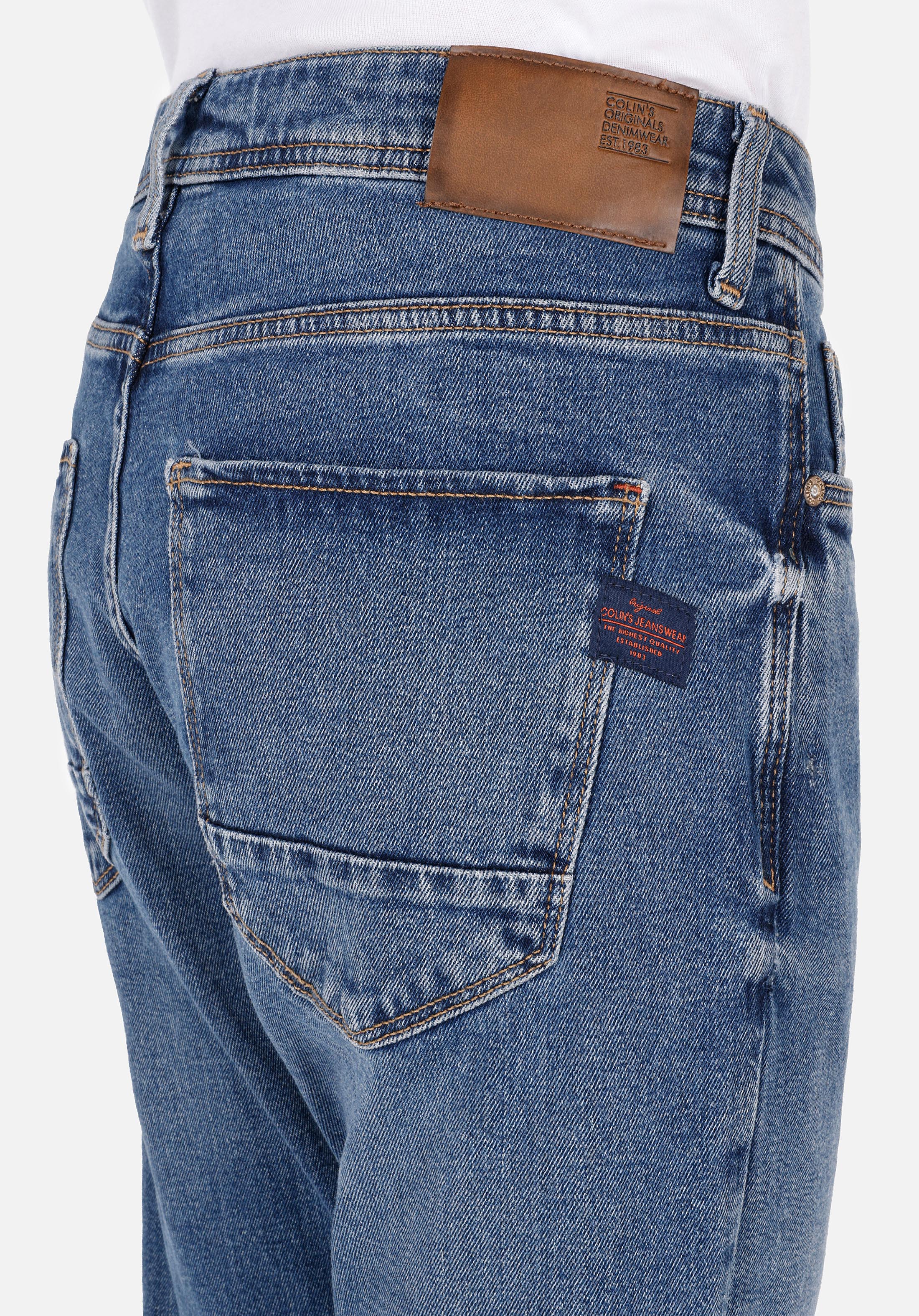 Straight Fit Düşük Bel Düz Paça Erkek Lacivert Jean Pantolon