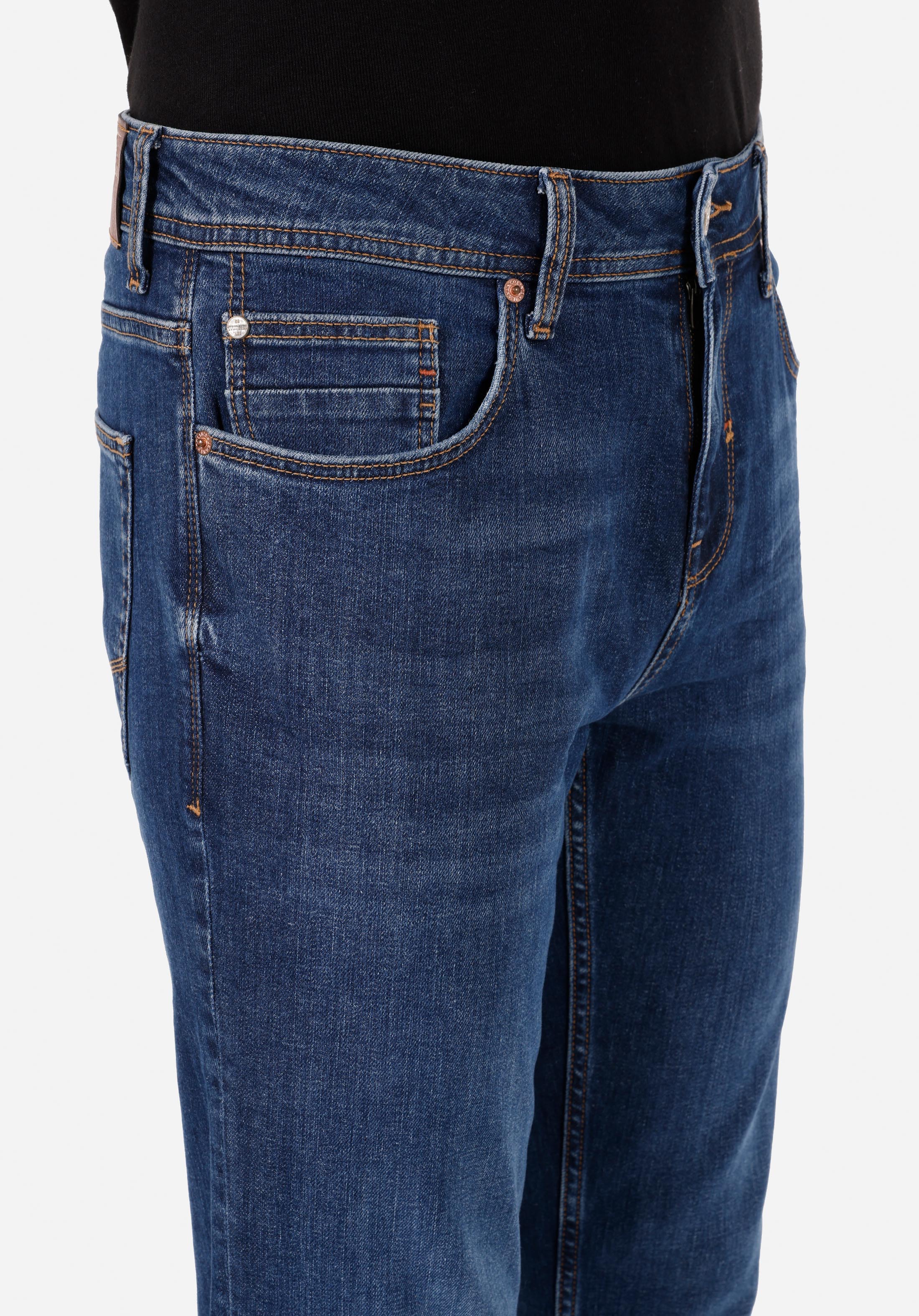 Straight Fit   Erkek İndigo Jean Pantolon