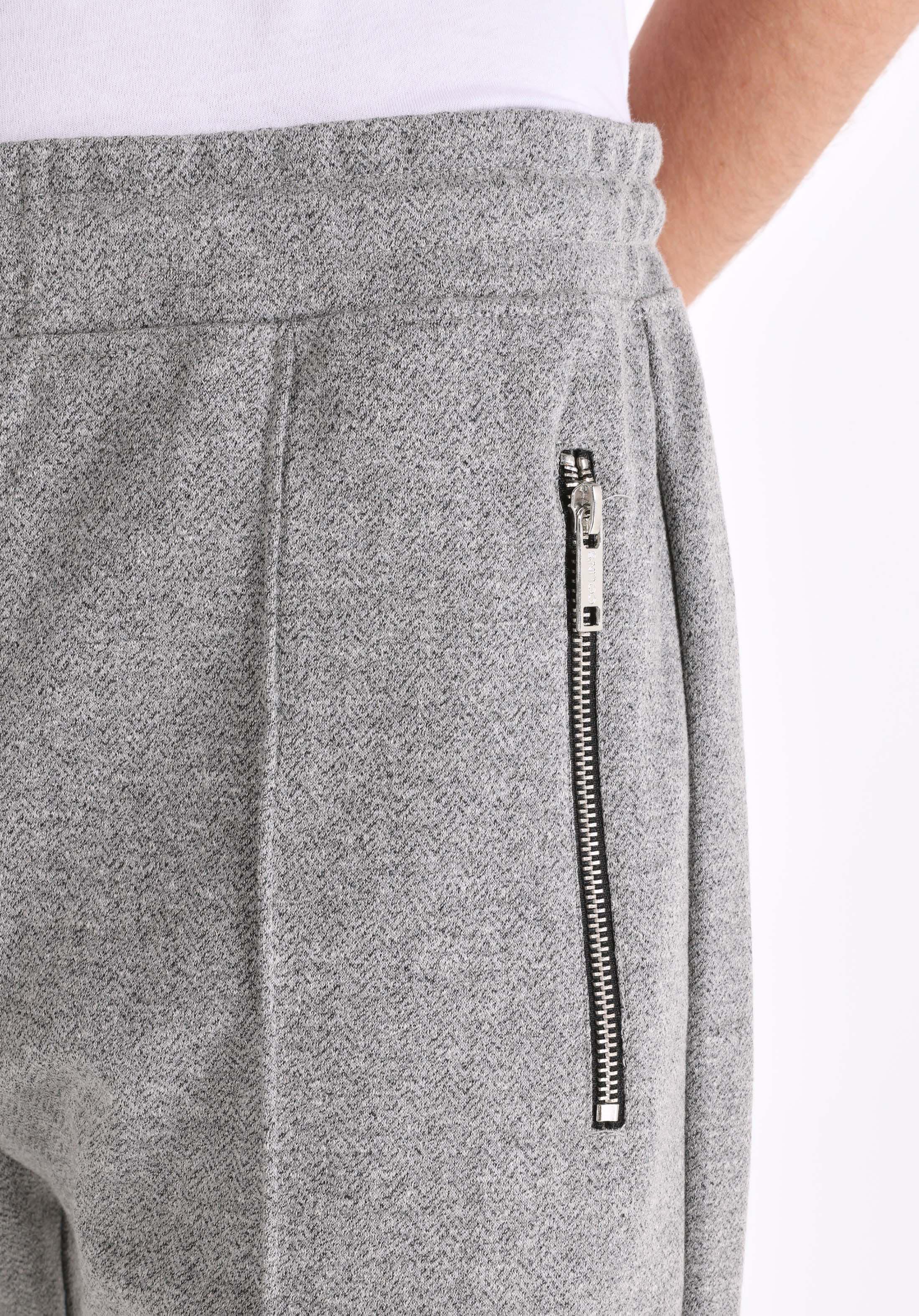Slim Fit Orta Bel Düz Erkek Gri Eşofman Altı