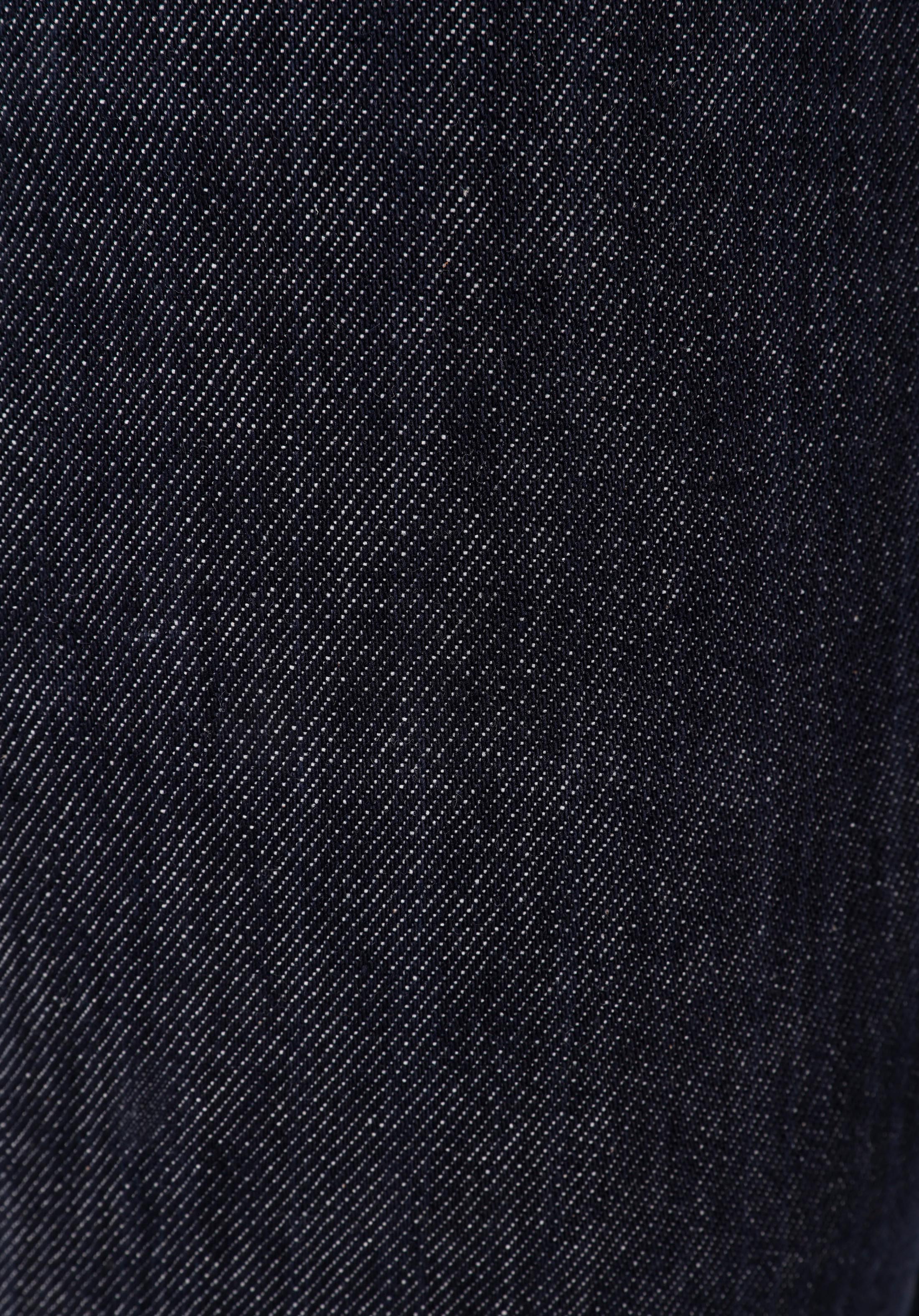 Straight Fit Yüksel Bel Düz Paça Erkek Lacivert Jean Pantolon