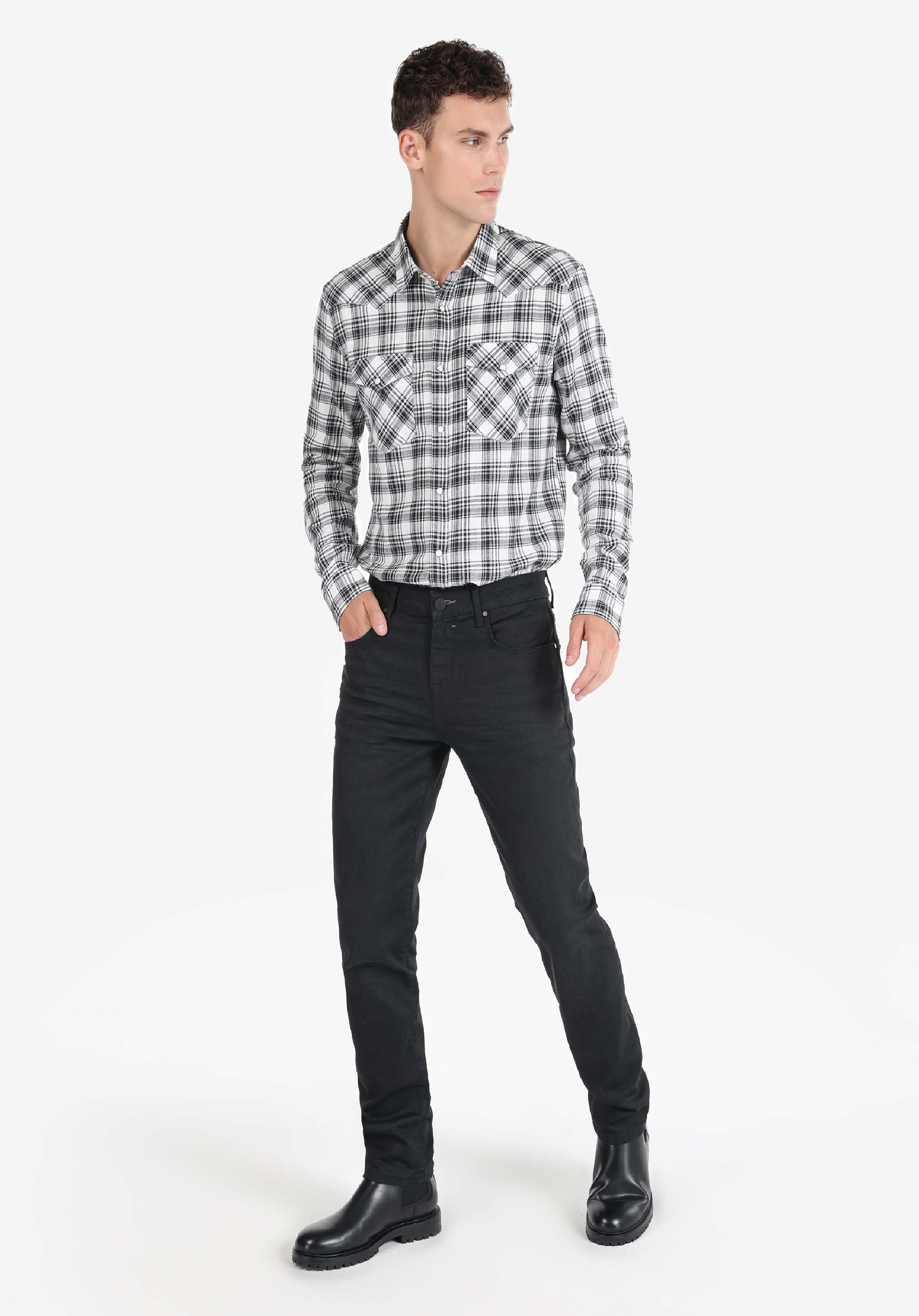 Straight Fit   Erkek Siyah Jean Pantolon