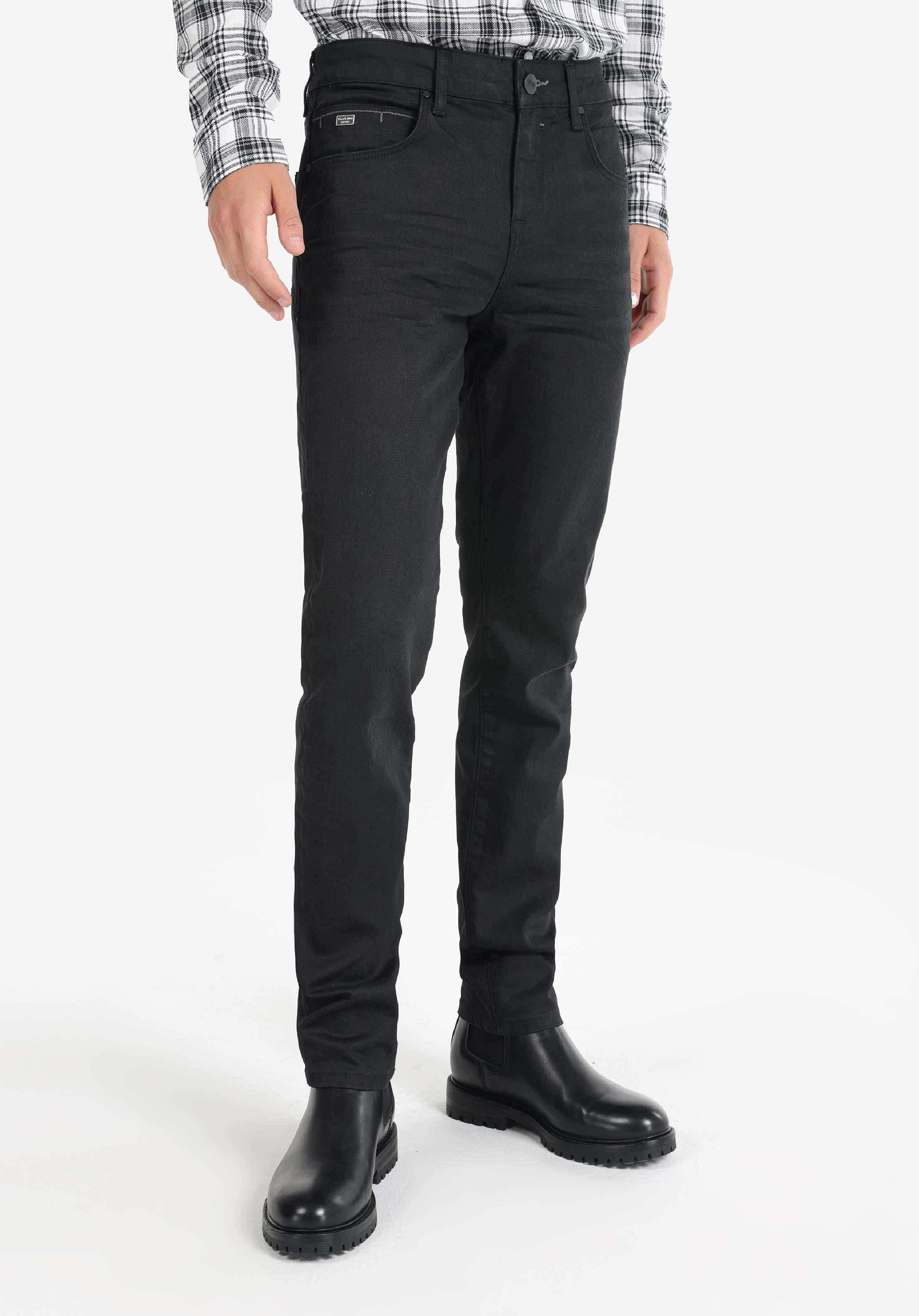 Straight Fit   Erkek Siyah Jean Pantolon