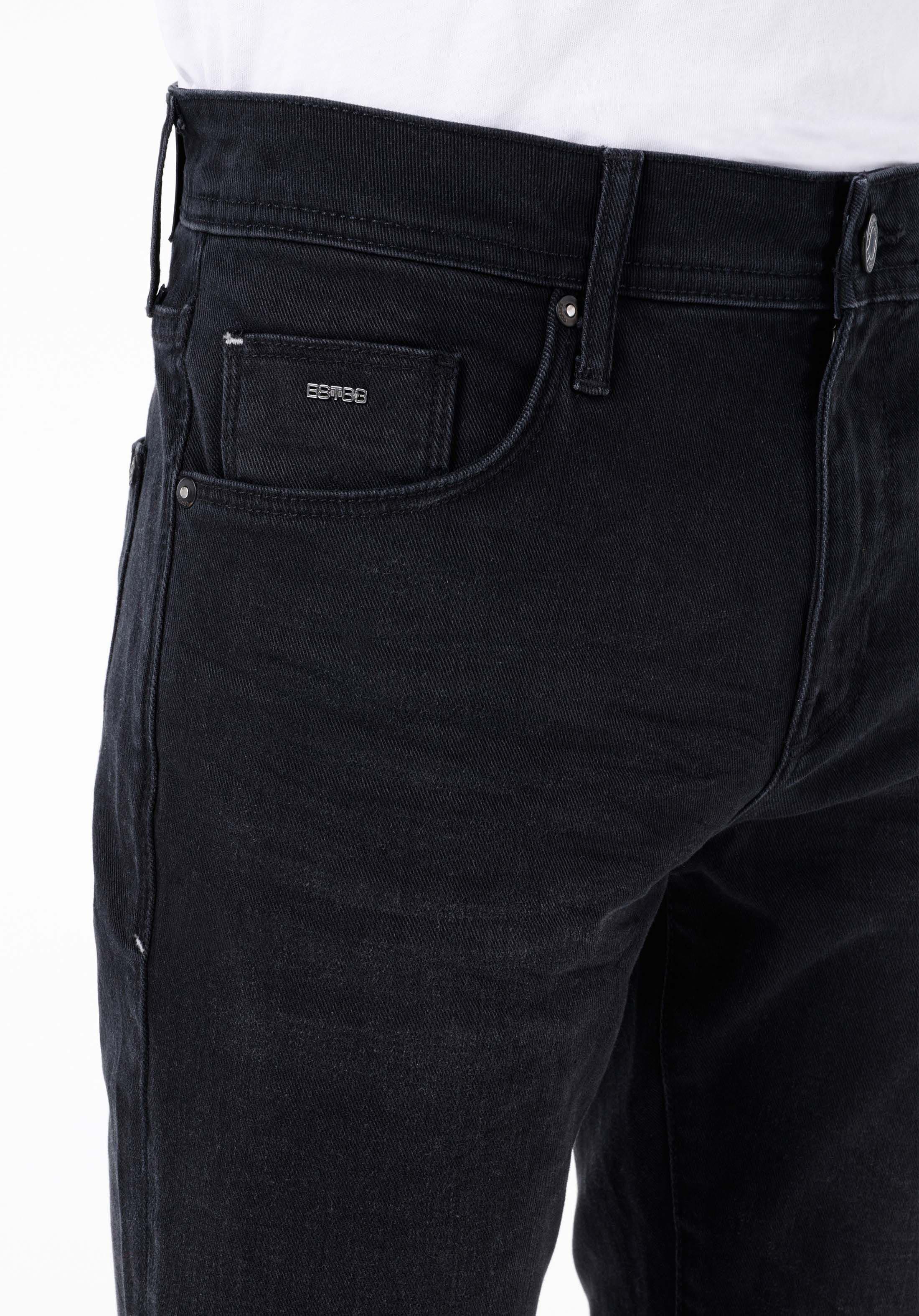 044 Karl Straight Fit   Erkek Mavi Jean Pantolon