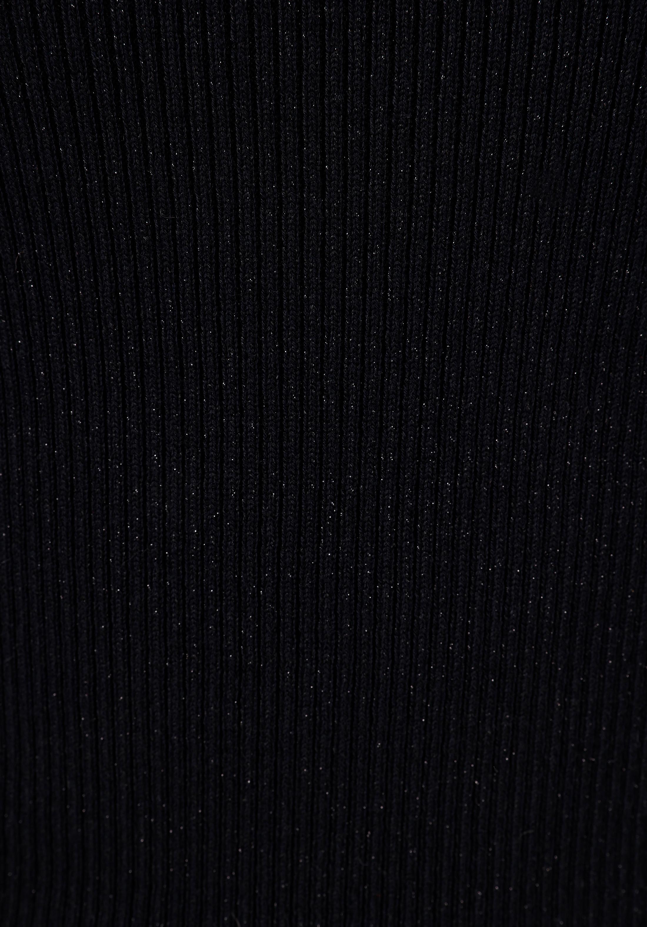 Slim Fit Balıkçı Yaka  Kadın Siyah Kazak