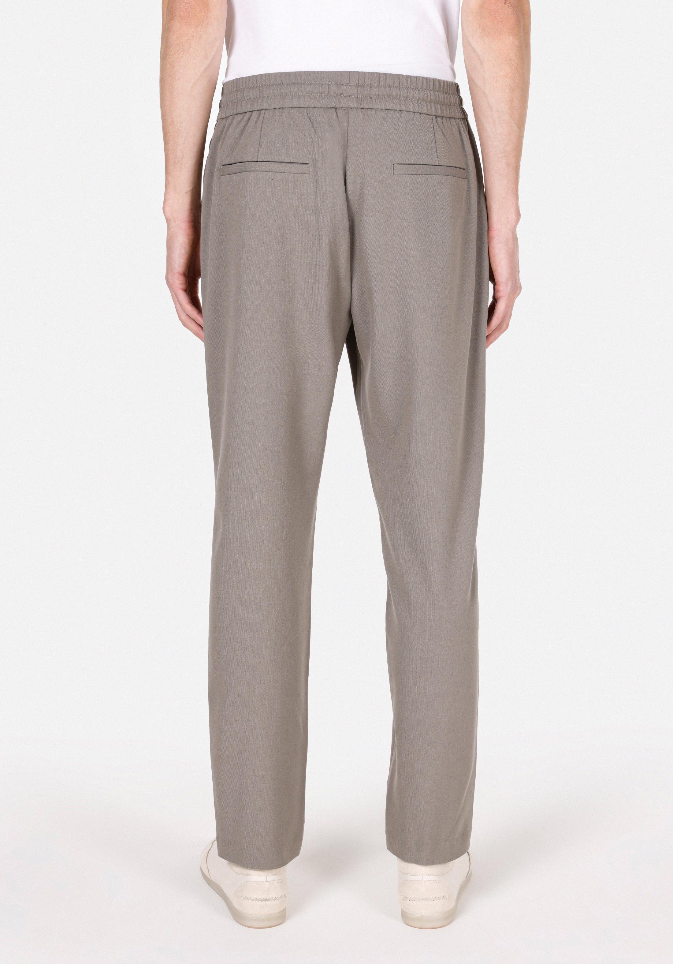 Regular Fit Orta Bel Düz Paça Erkek Yeşil  Pantolon